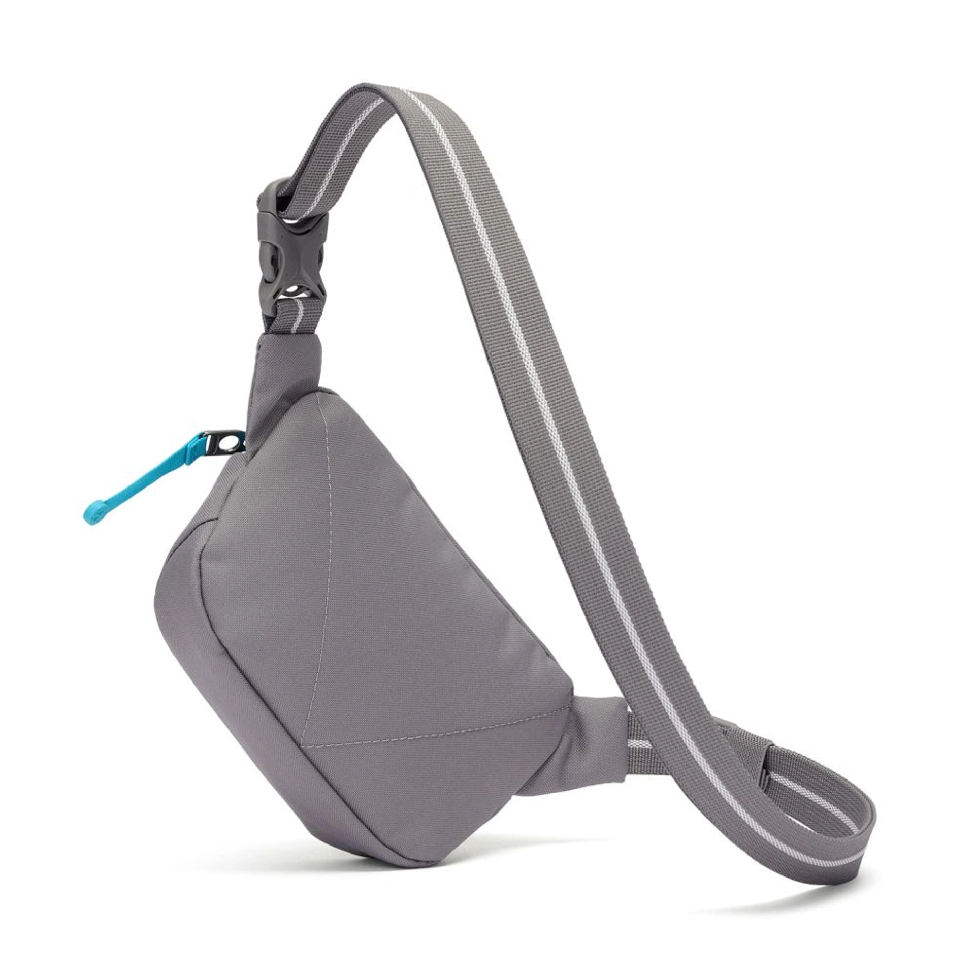 Сумка через плече антизлодій Pacsafe GO Micro Sling - Сірий