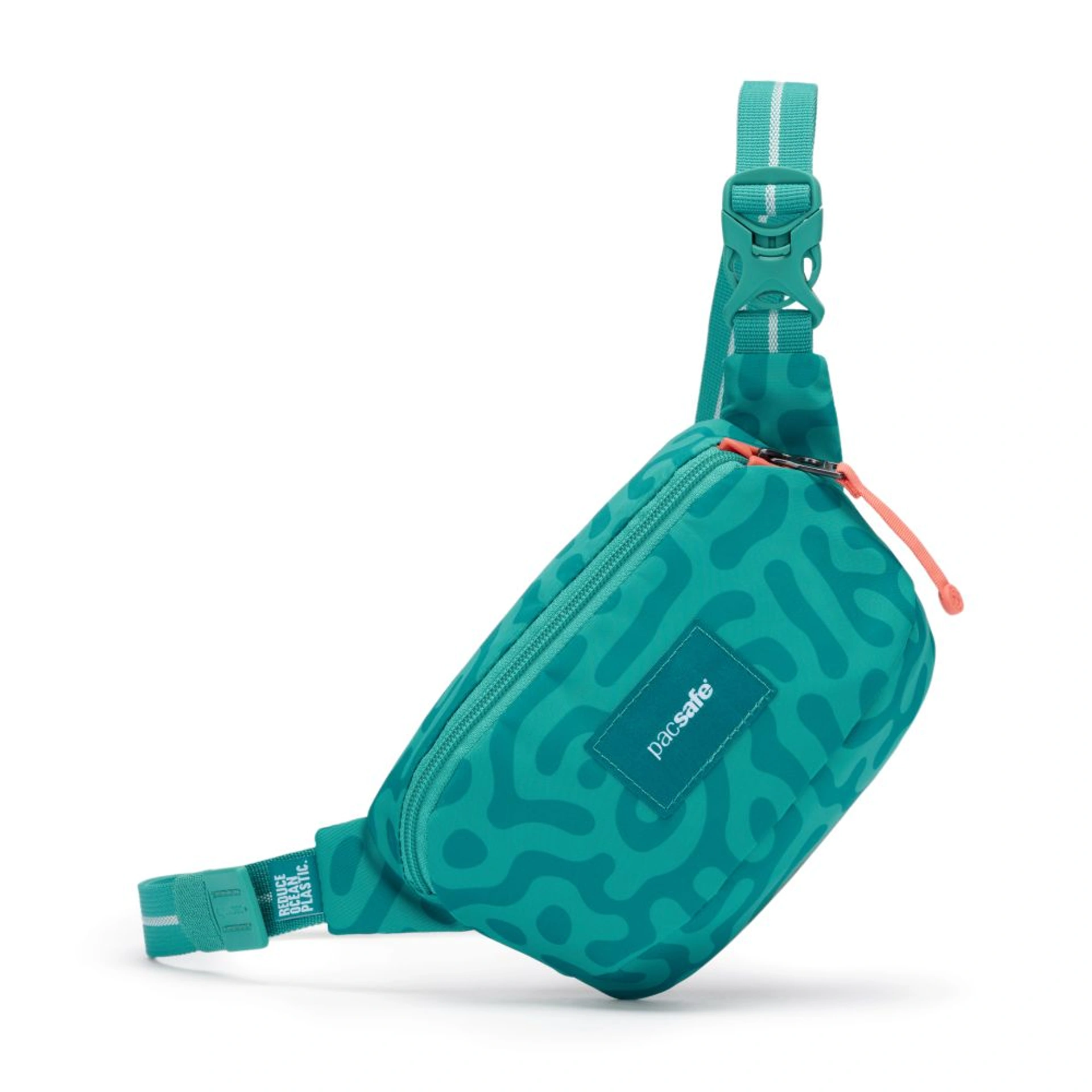 Сумка через плече антизлодій Pacsafe GO Micro Sling - Бірюзовий