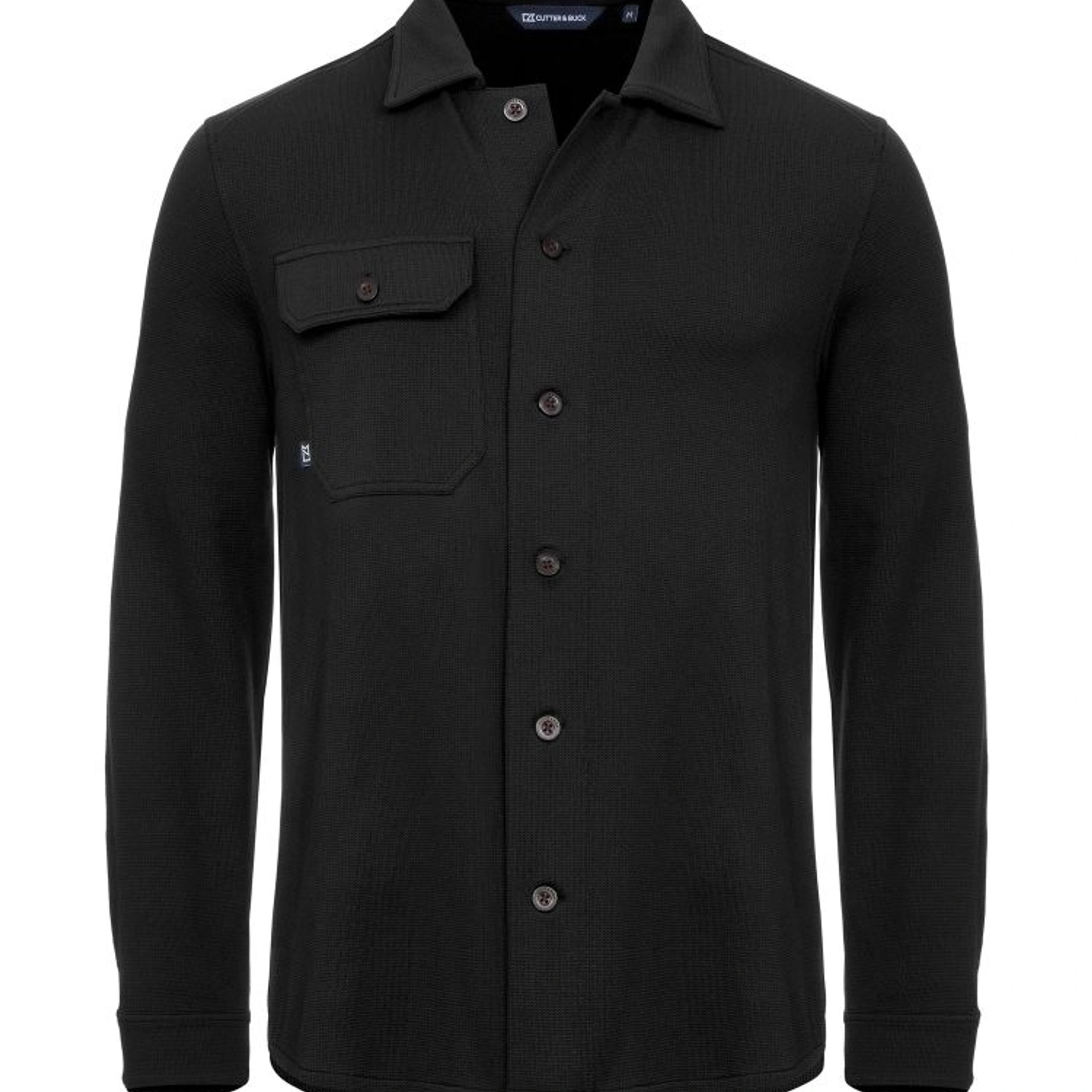 Сорочка чоловіча Cutter&Buck Advantage Leisure - Чорний / 4XL