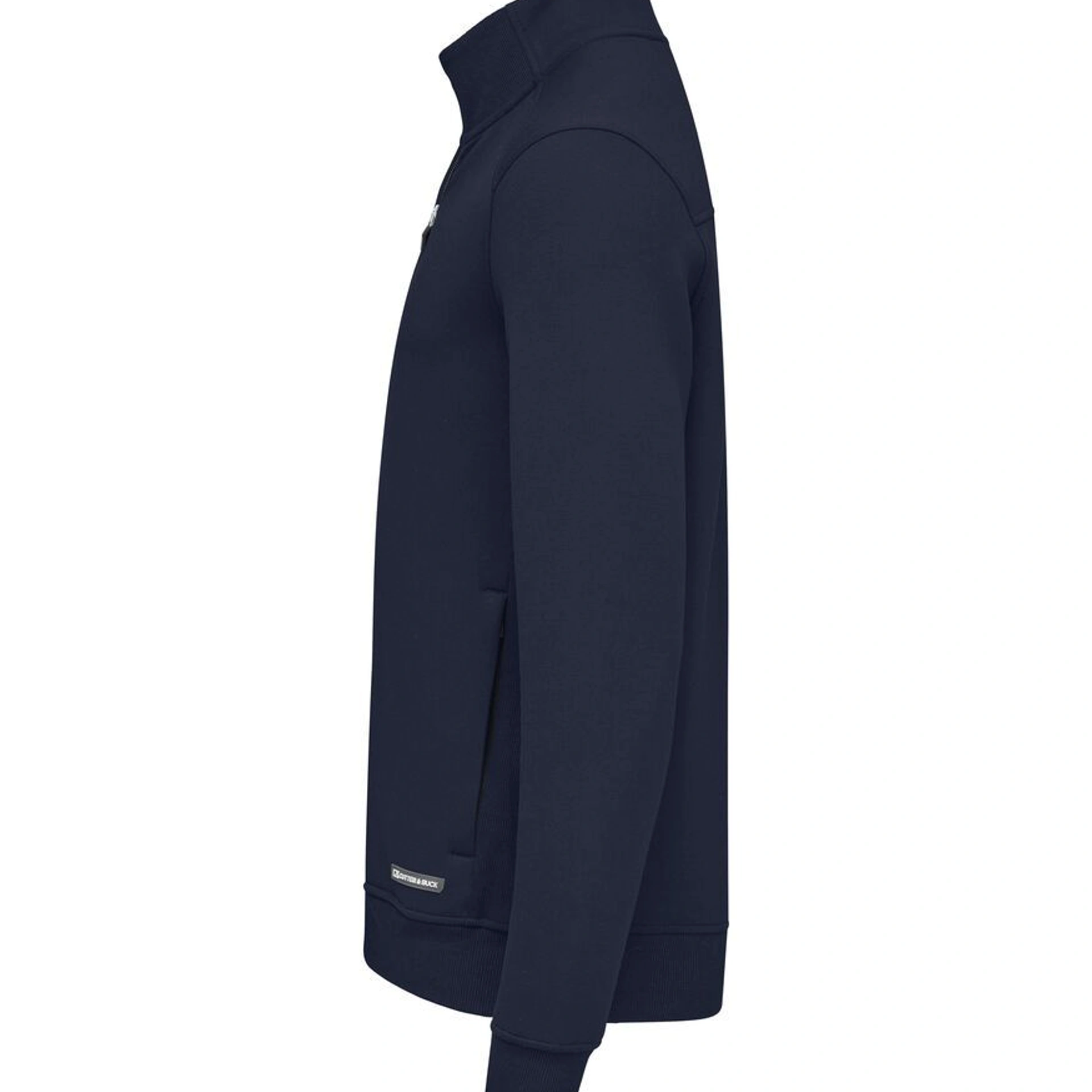 Світшот на блискавці чоловічий Cutter&Buck Pemberton Cardigan FZ - Темно-синій / 3XL