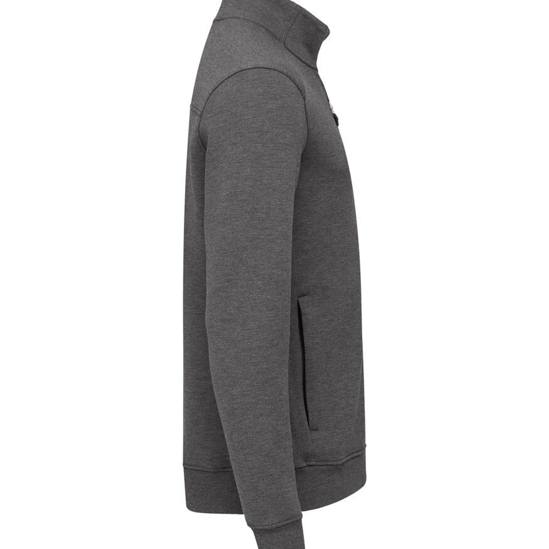 Світшот на блискавці чоловічий Cutter&Buck Pemberton Cardigan FZ - Антрацит меланж / 3XL