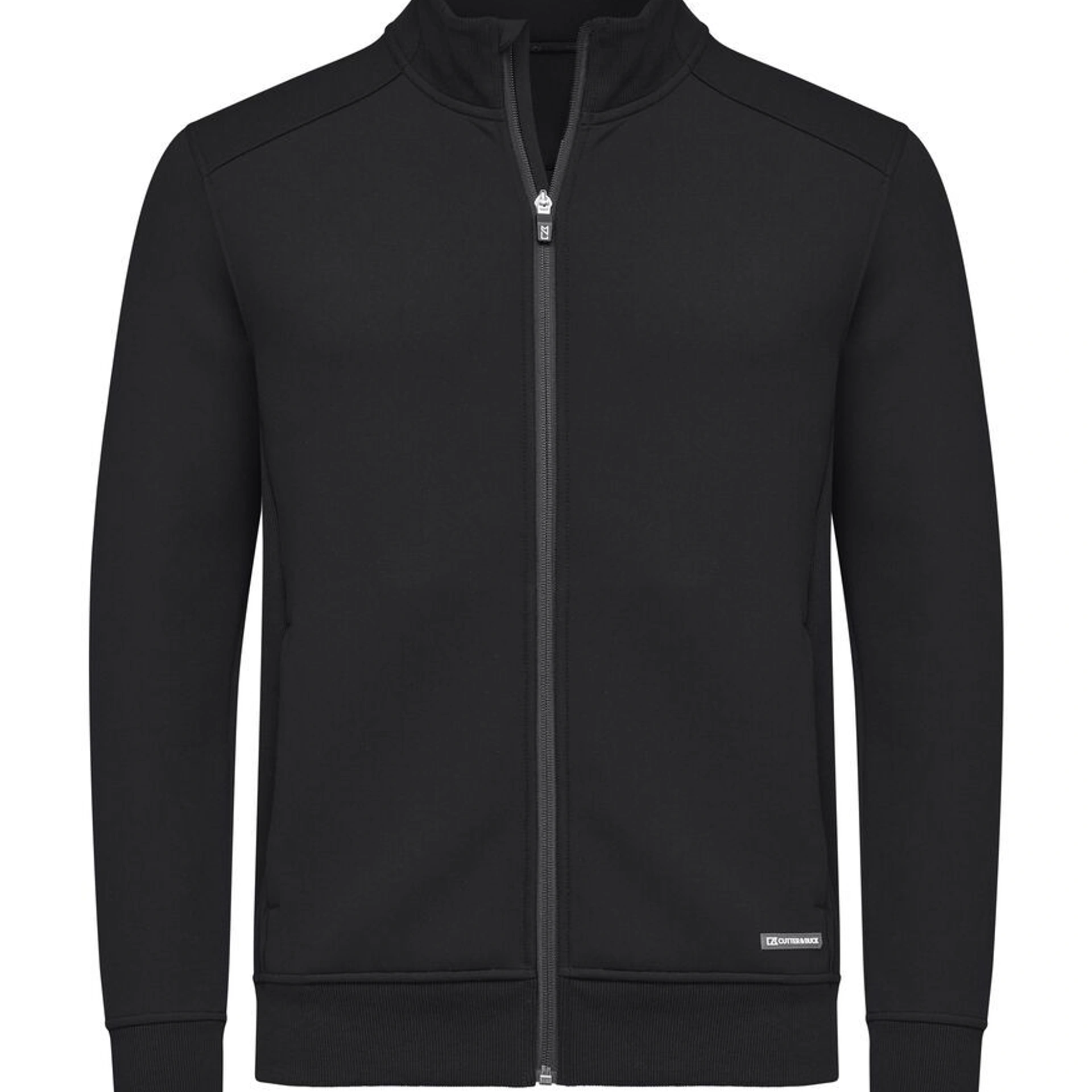 Світшот на блискавці чоловічий Cutter&Buck Pemberton Cardigan FZ - Чорний / 3XL