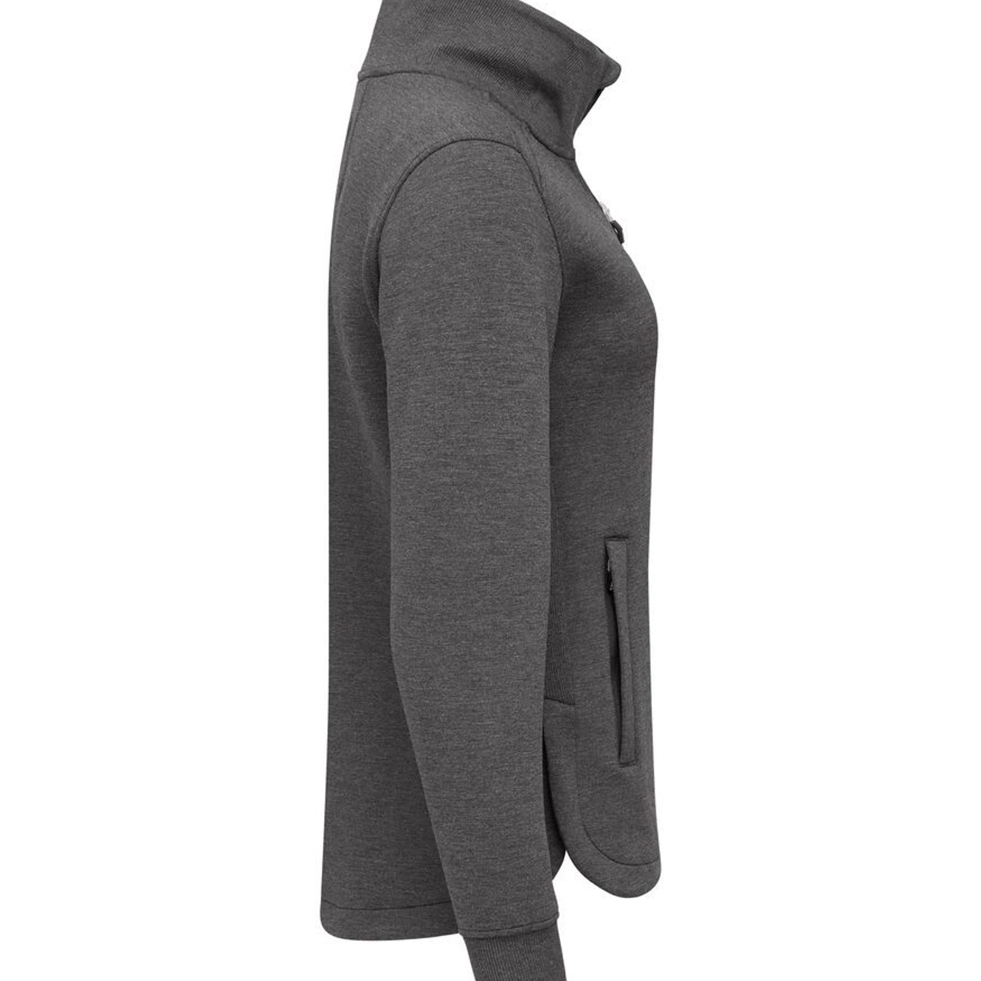 Світшот на блискавці жіночий Cutter&Buck Pemberton Cardigan FZ - Антрацит меланж / L