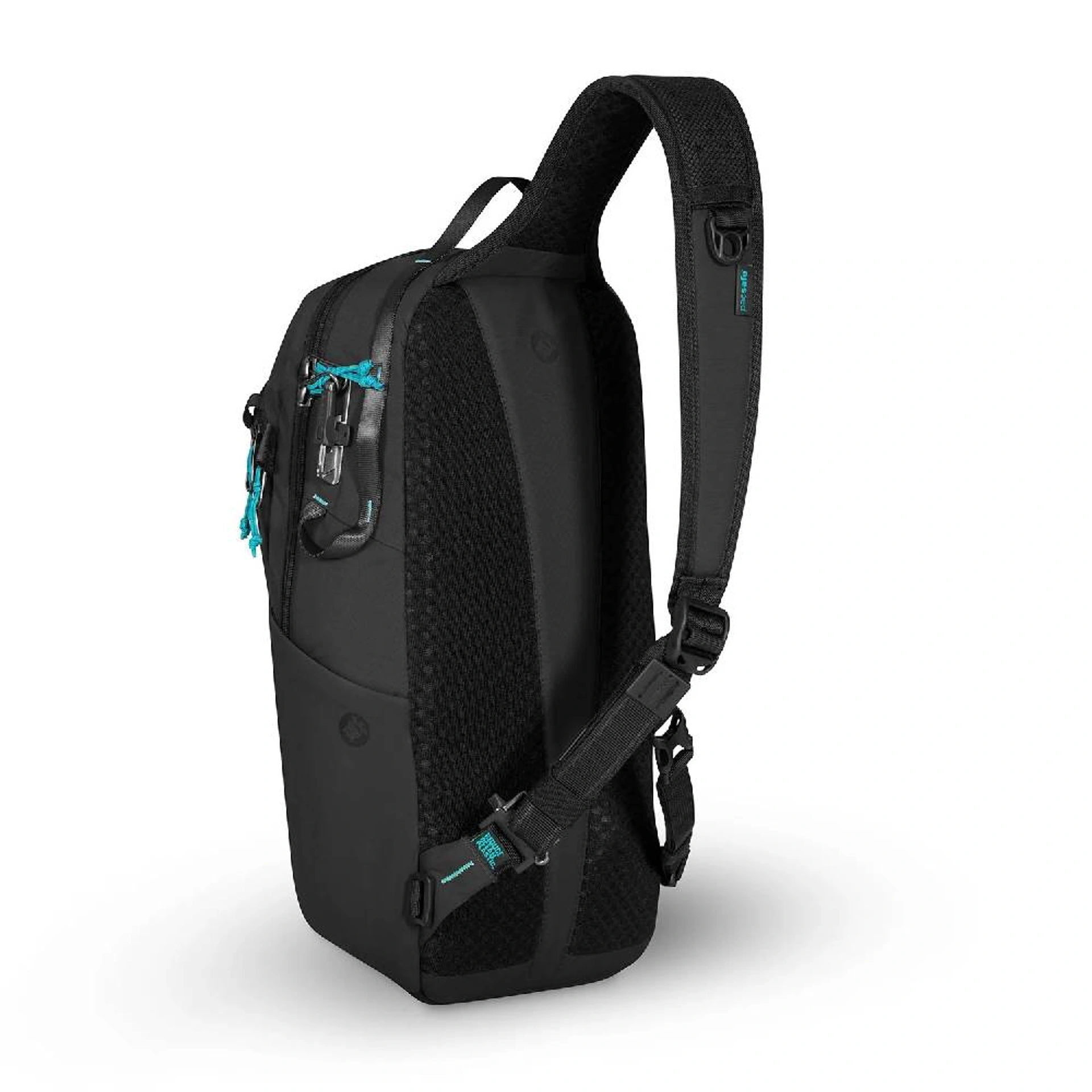Сумка через плече антизлодій Pacsafe Eco 12L Sling - Чорний