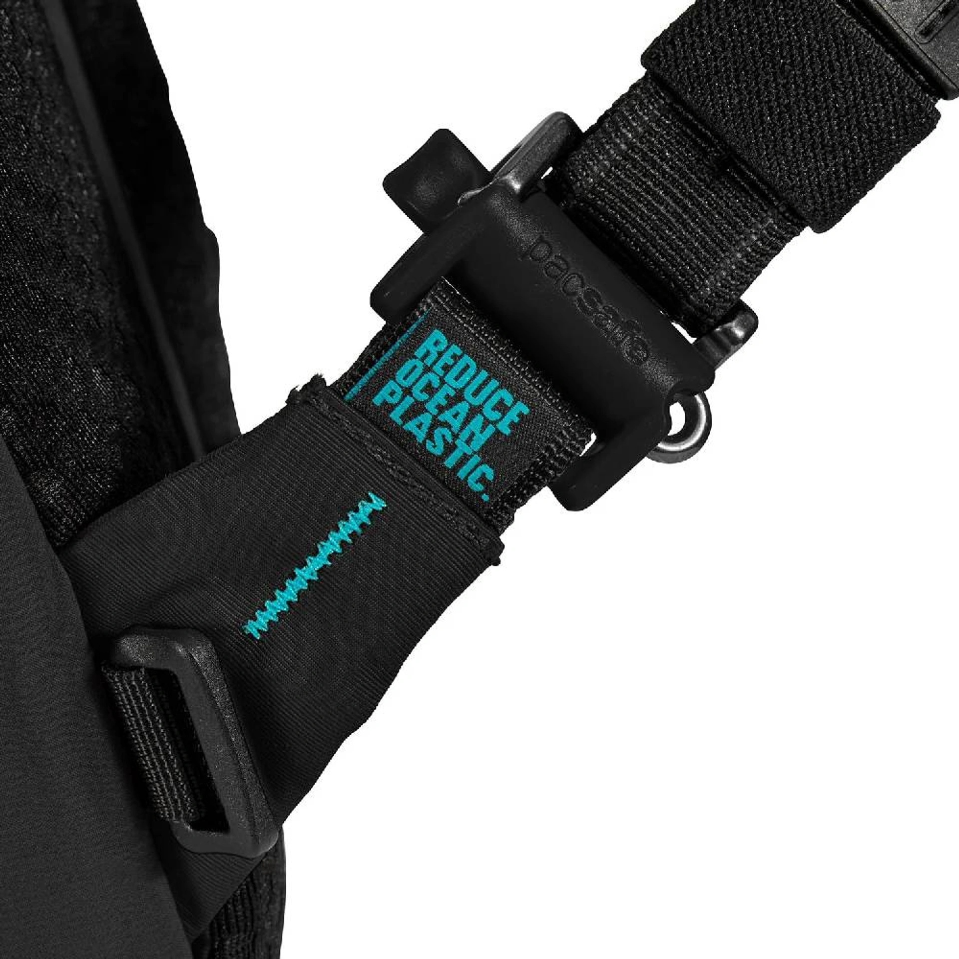 Сумка через плече антизлодій Pacsafe Eco 12L Sling - Чорний