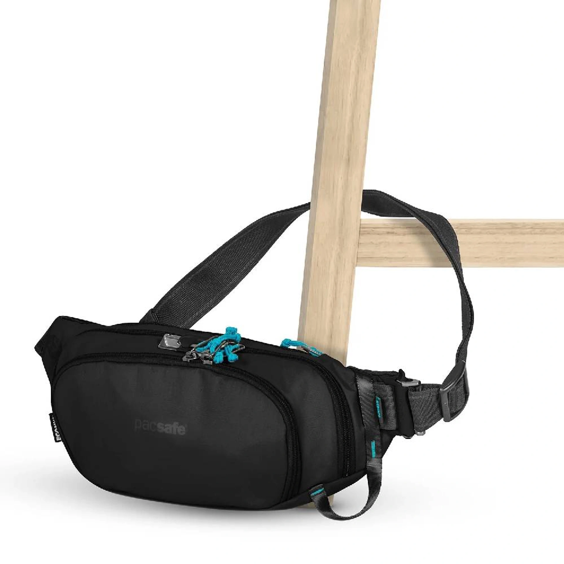 Сумка на пояс антизлодій Pacsafe Eco Anti-Theft Waist Pack - Чорний