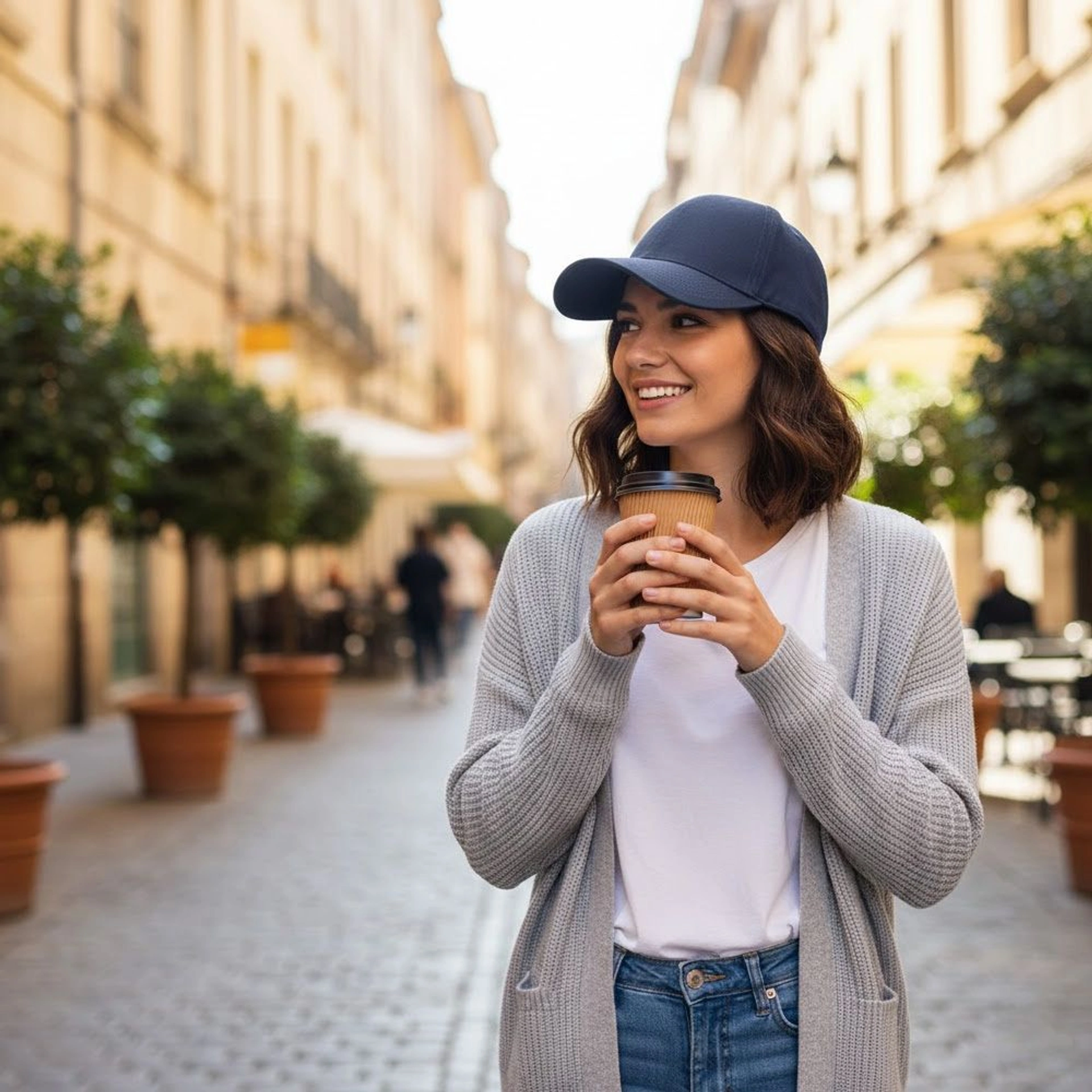 Кепка coFEE Smooth - Темно-синій