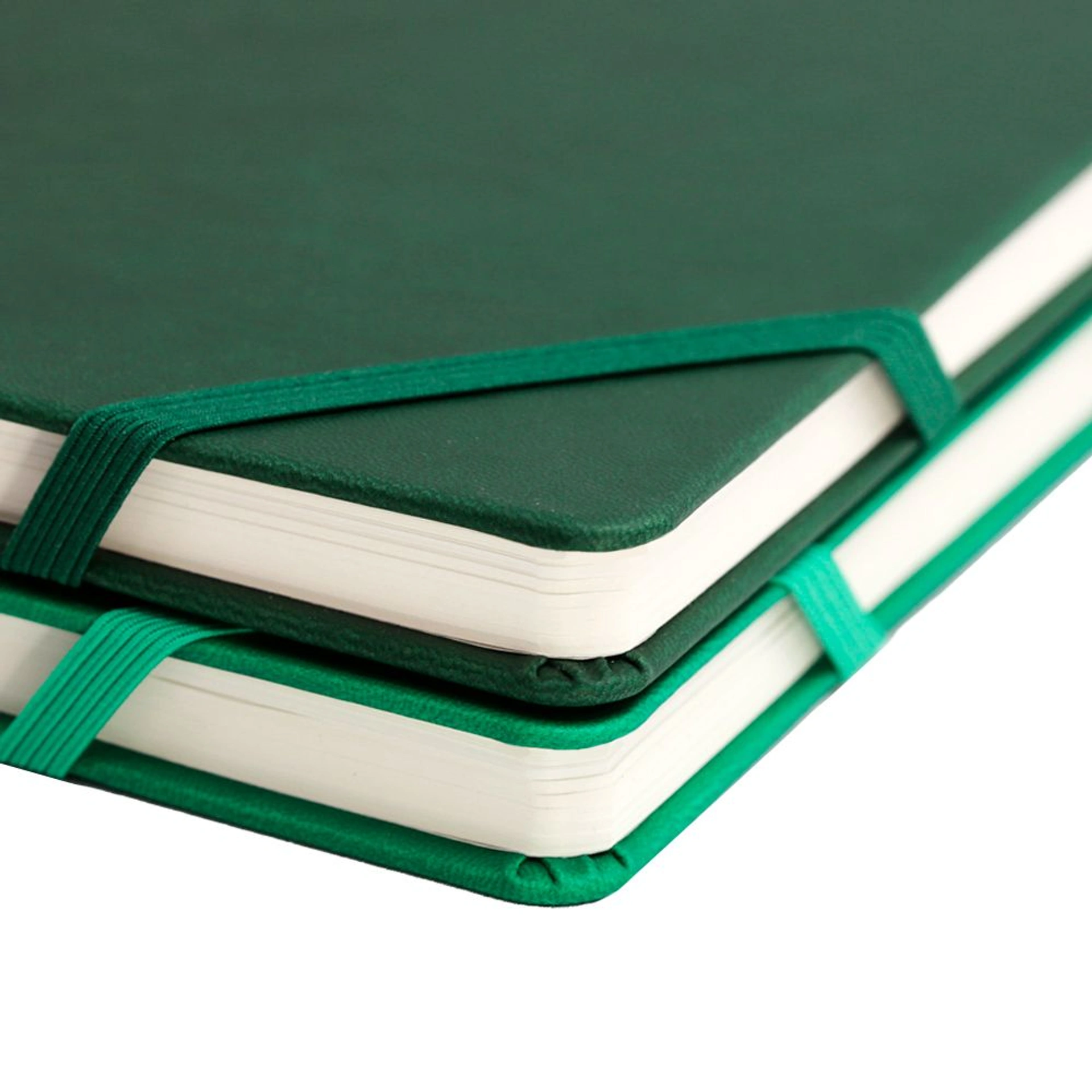 Блокнот в клітинку А5 Berganote Hard, тверда обкладинка - Темно-зелений