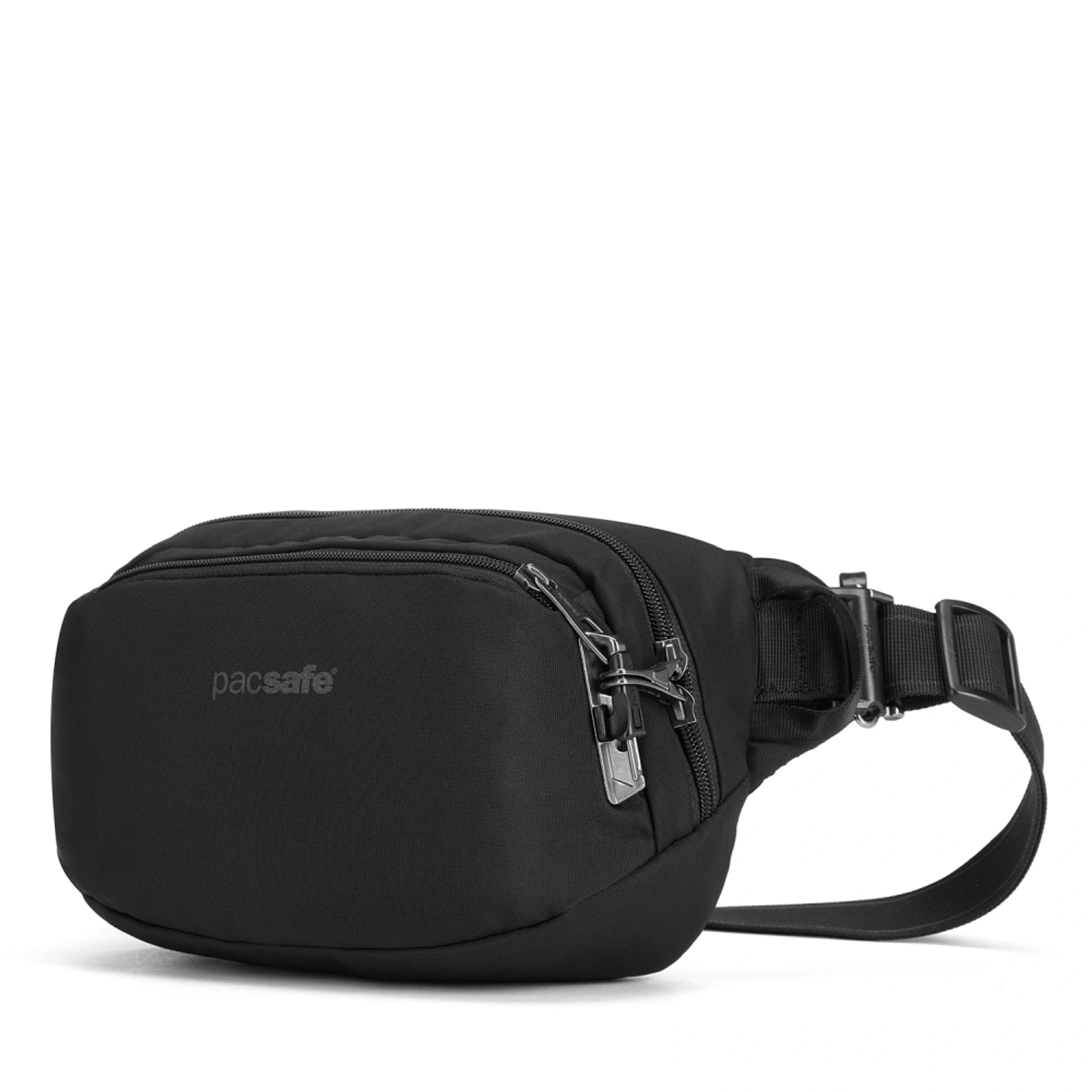 Сумка на пояс антизлодій Pacsafe V Hip Pack - Чорний