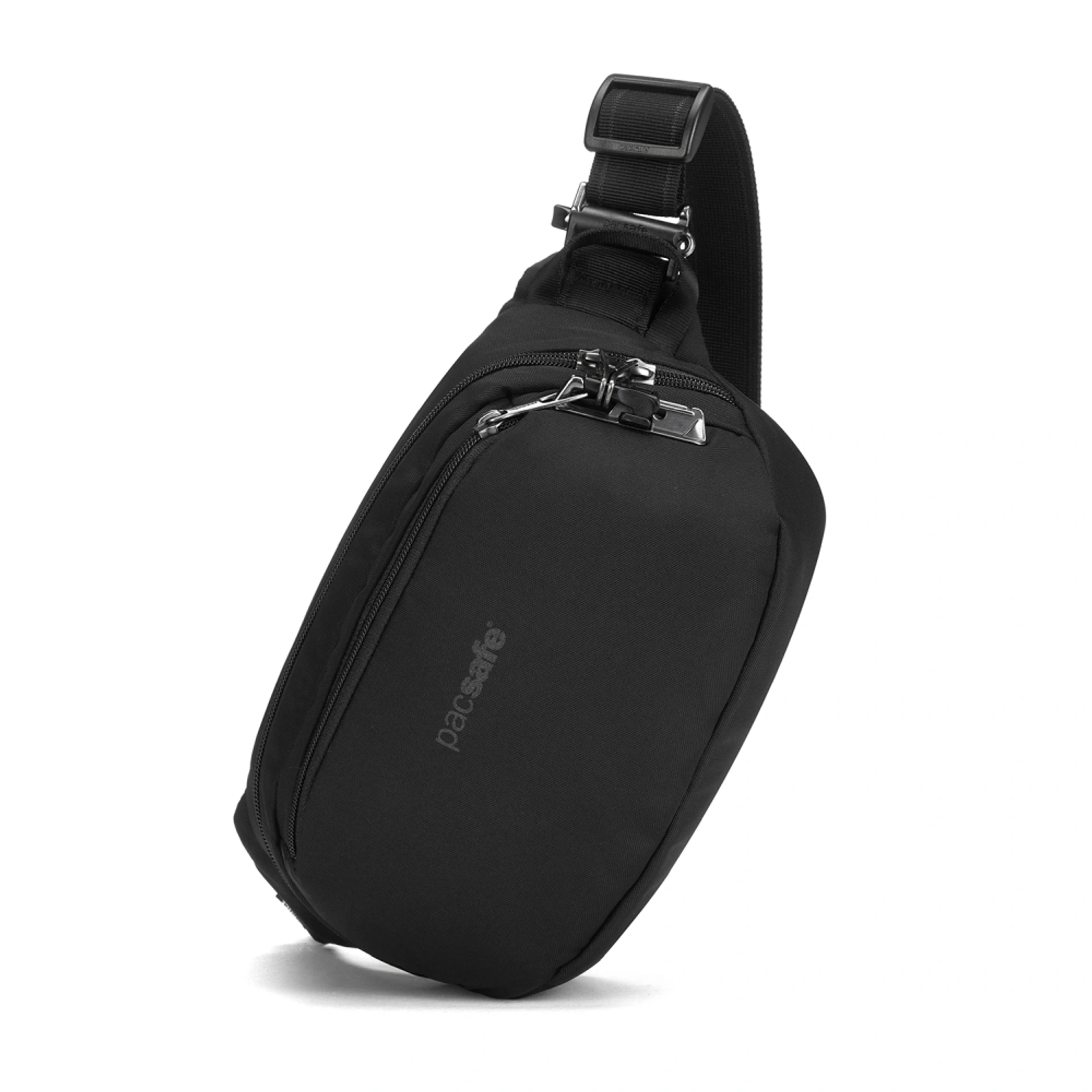 Сумка на пояс антизлодій Pacsafe V Hip Pack - Чорний