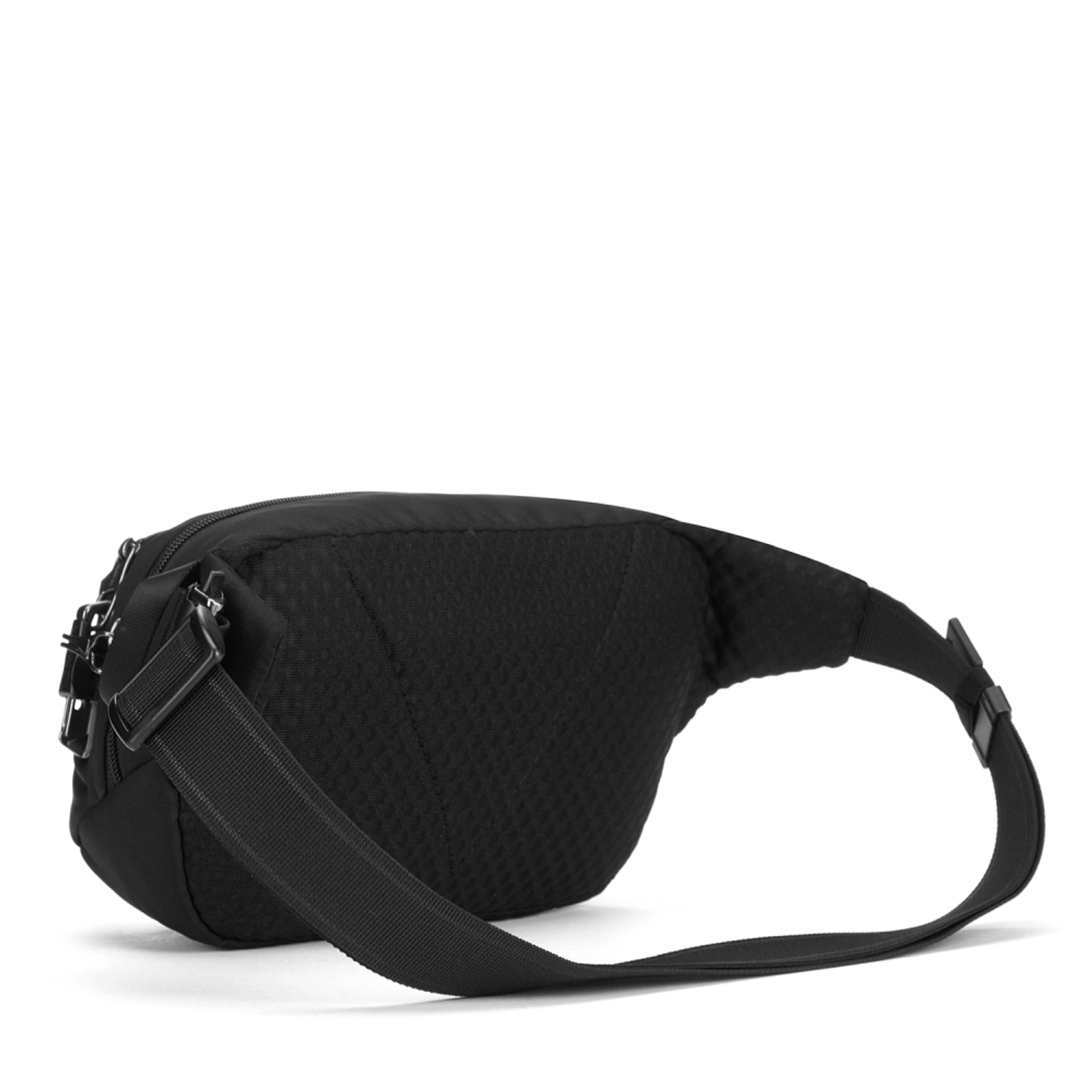 Сумка на пояс антизлодій Pacsafe V Hip Pack - Чорний