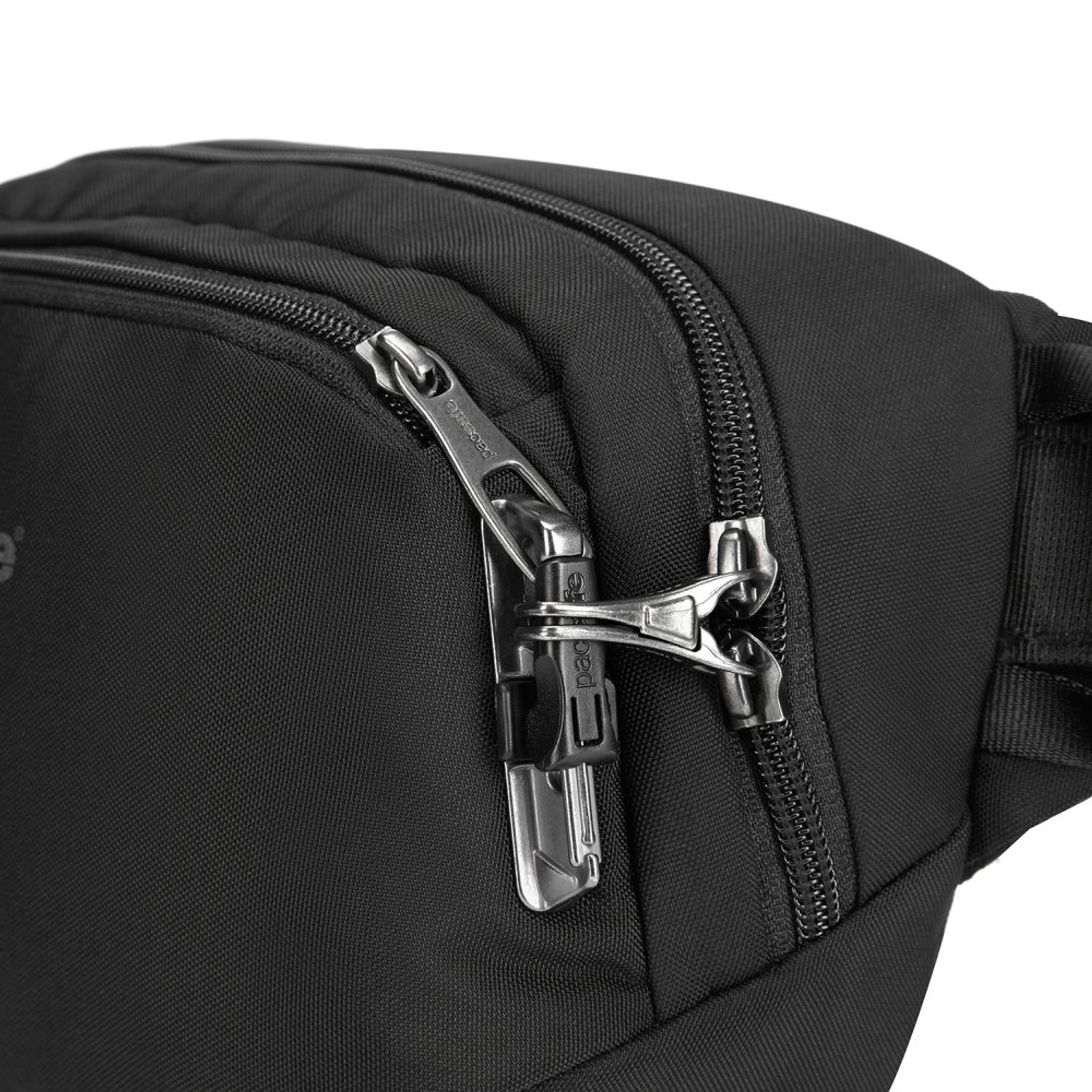 Сумка на пояс антизлодій Pacsafe V Hip Pack - Чорний