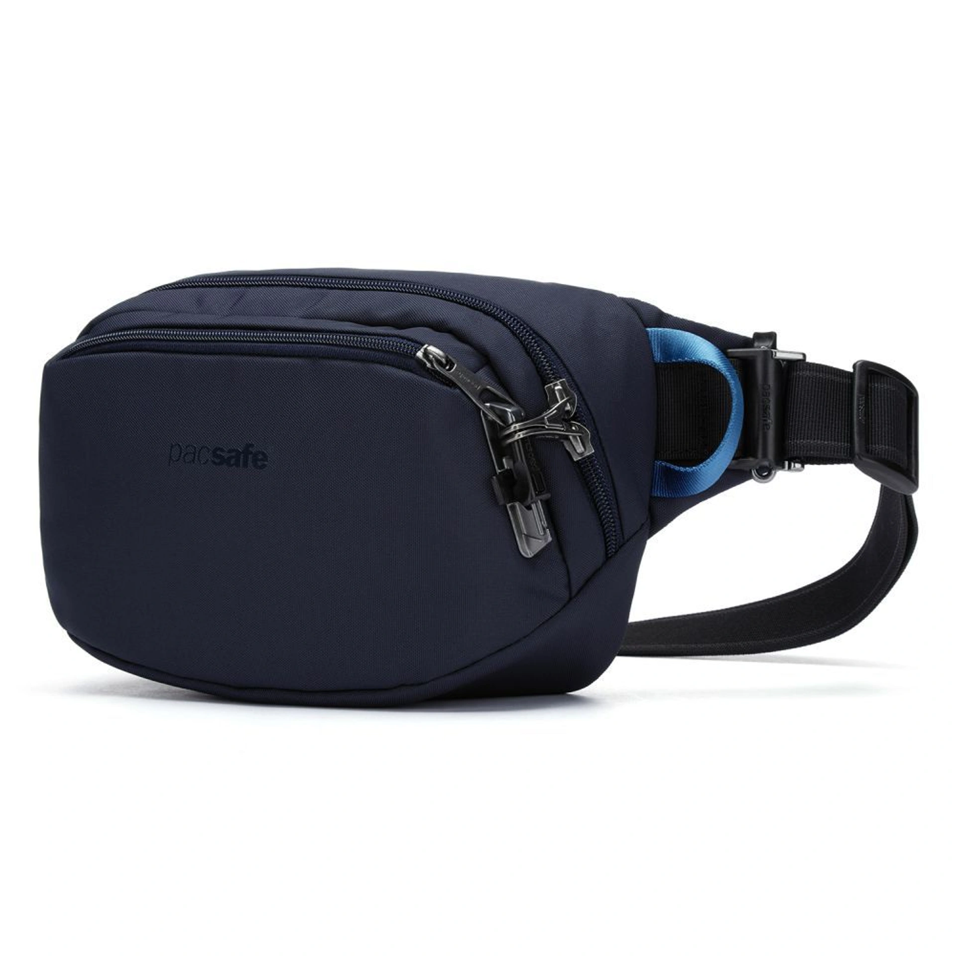 Сумка на пояс антизлодій Pacsafe V Hip Pack - Темно-синій