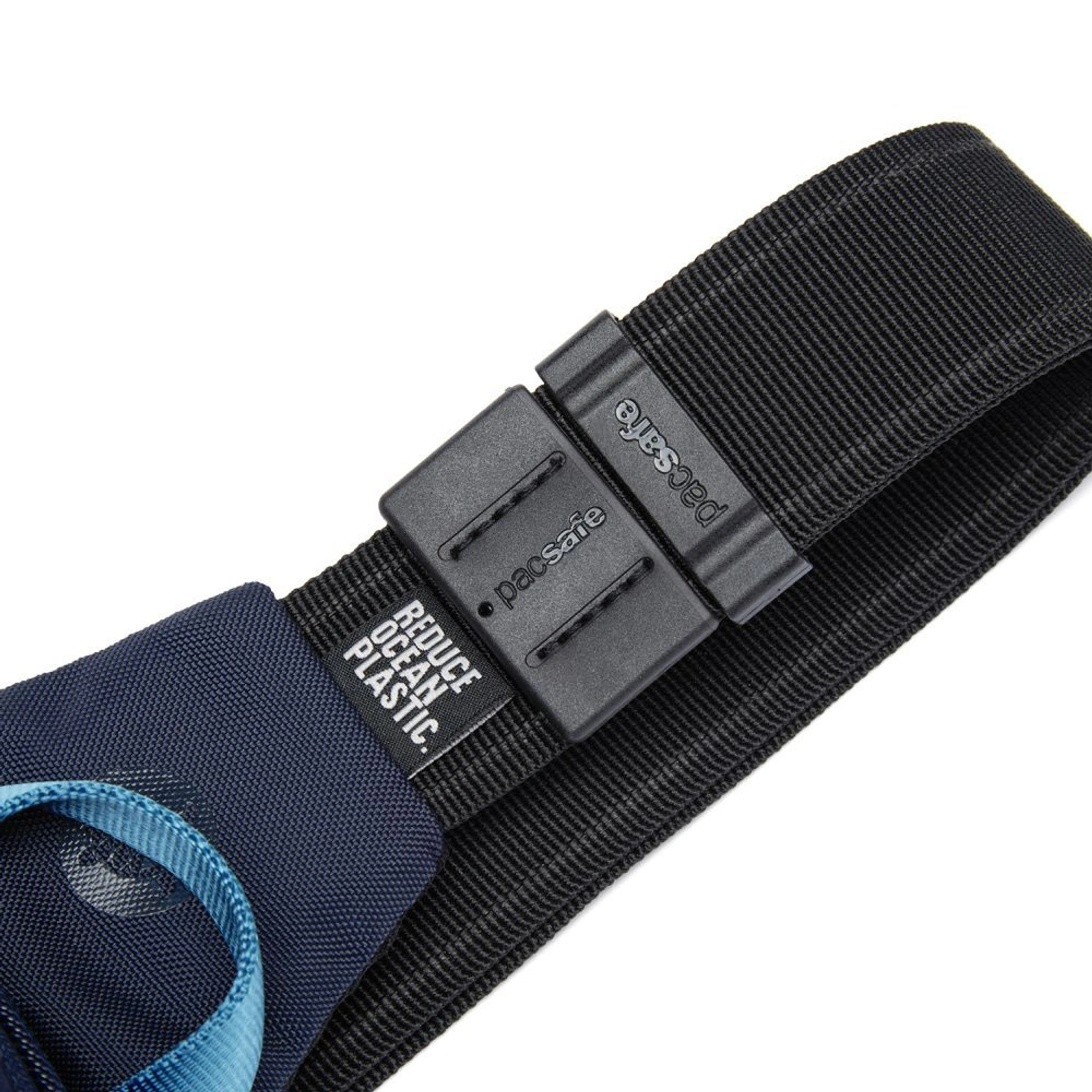 Сумка через плече антизлодій Pacsafe V Action Sling - Темно-синій