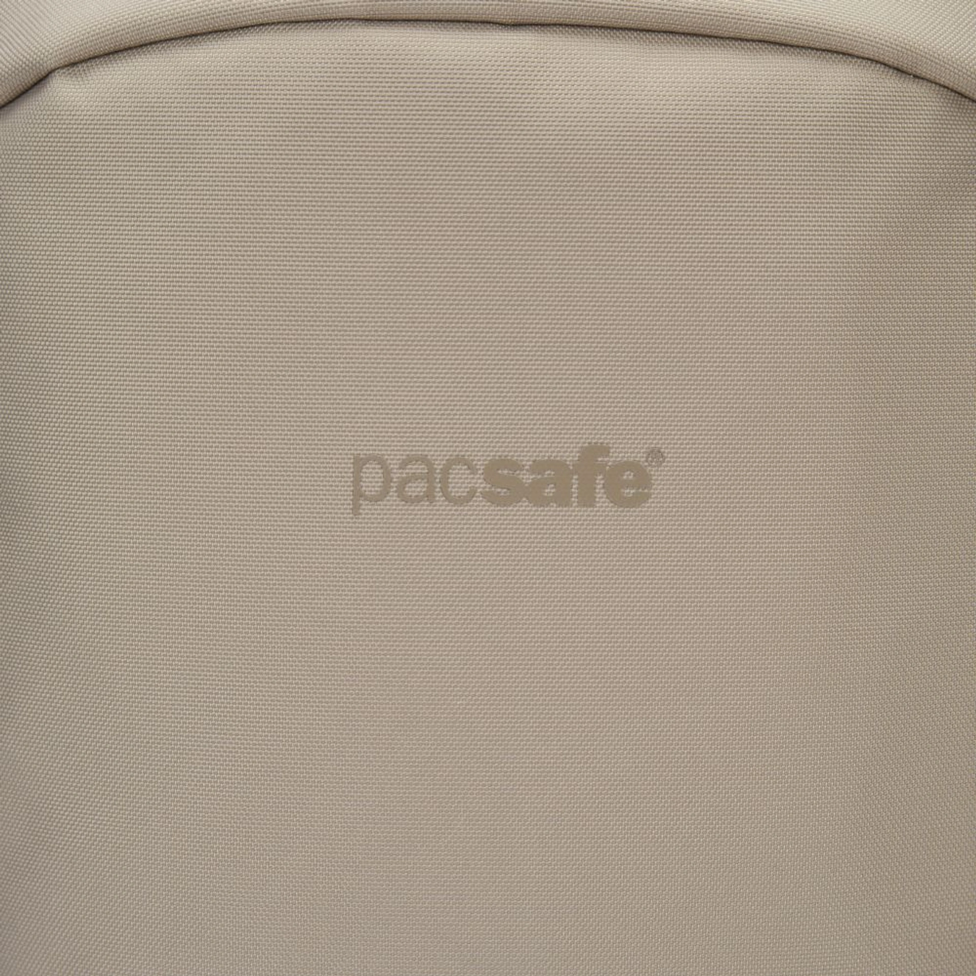 Сумка через плече антизлодій Pacsafe V Tech Sling - Бежевий / чорний
