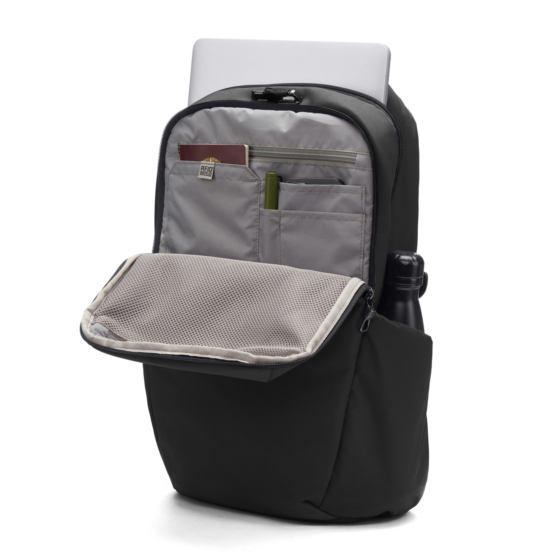 Рюкзак для подорожей антизлодій Pacsafe Vibe 25 - Насичений чорний