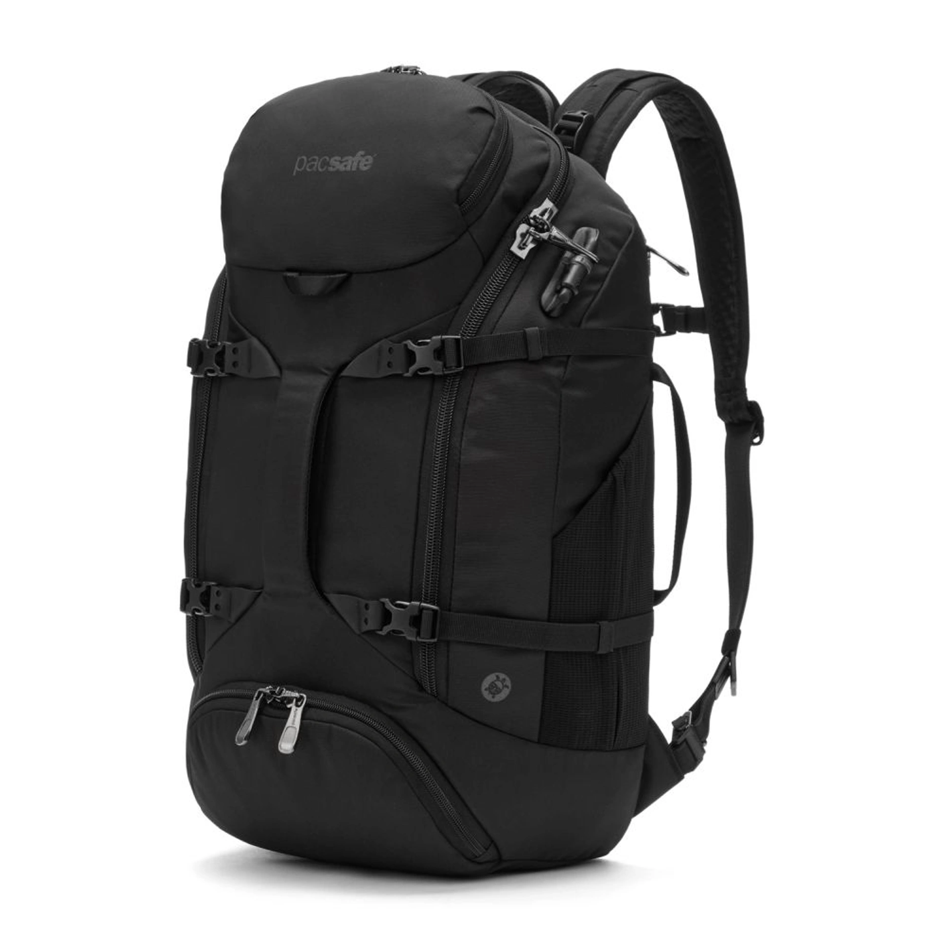 Рюкзак туристичний антизлодій Pacsafe EXP35 travel - Чорний