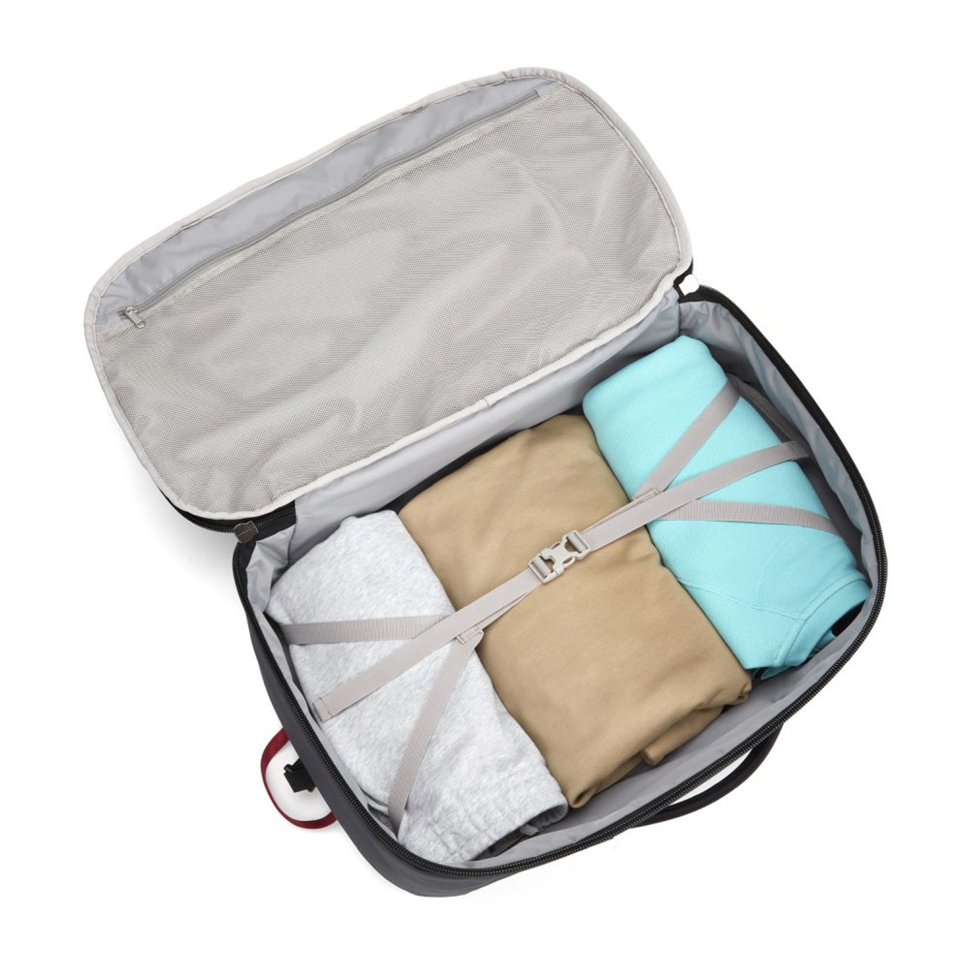 Рюкзак для подорожей антизлодій Pacsafe EXP45 carry-on travel - Графітовий