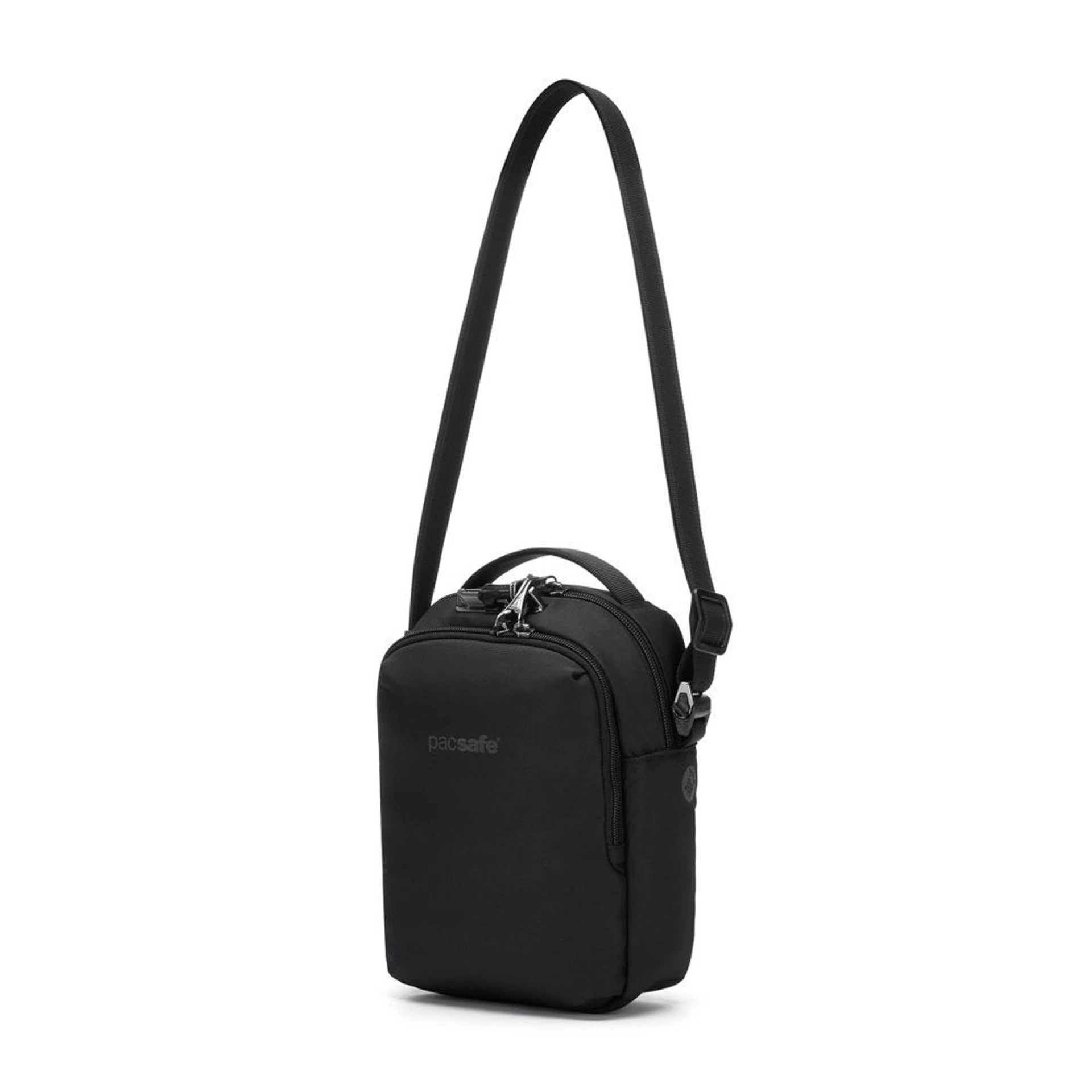 Сумка через плече антизлодій Pacsafe V Companion Crossbody - Чорний