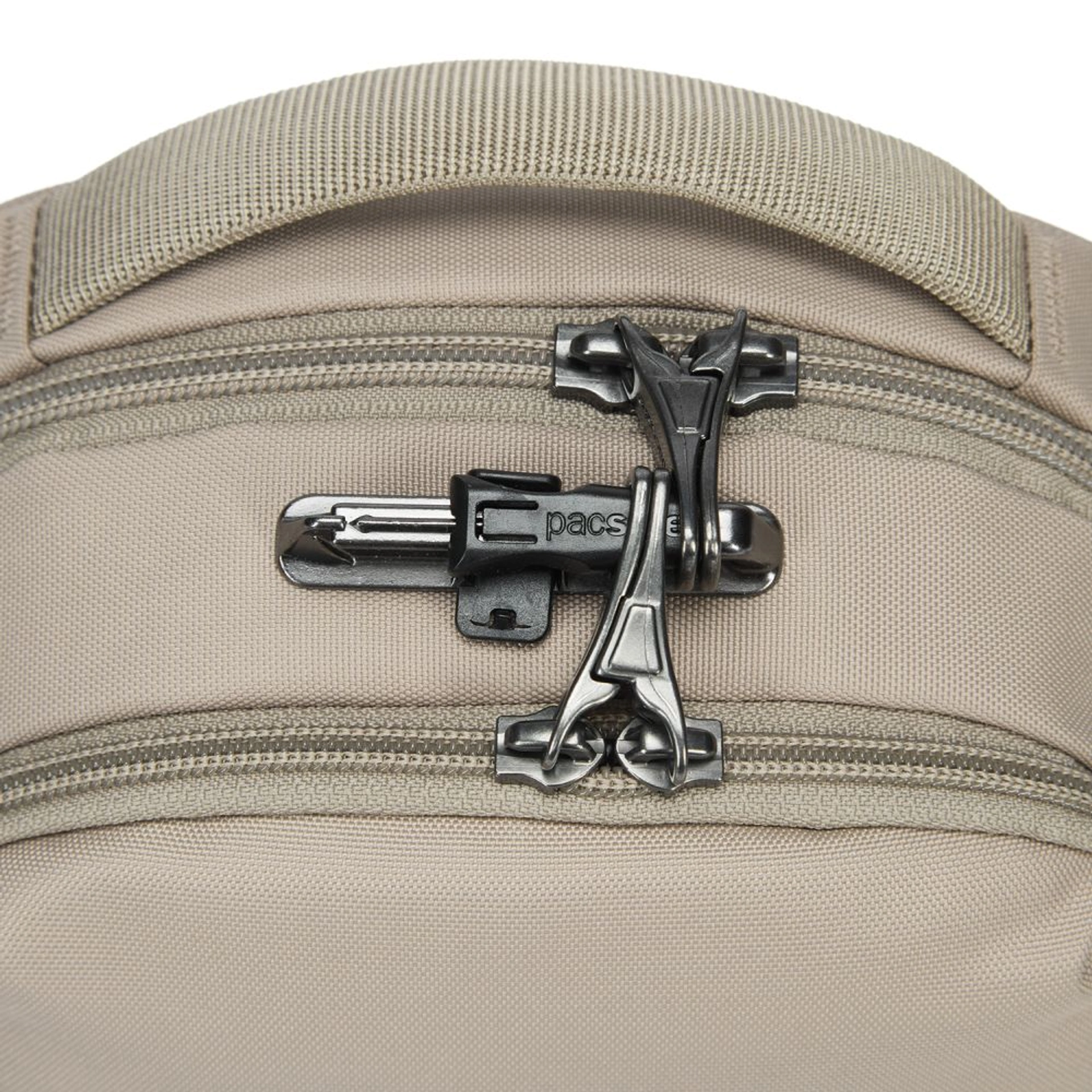 Сумка через плече антизлодій Pacsafe V Companion Crossbody - Бежевий