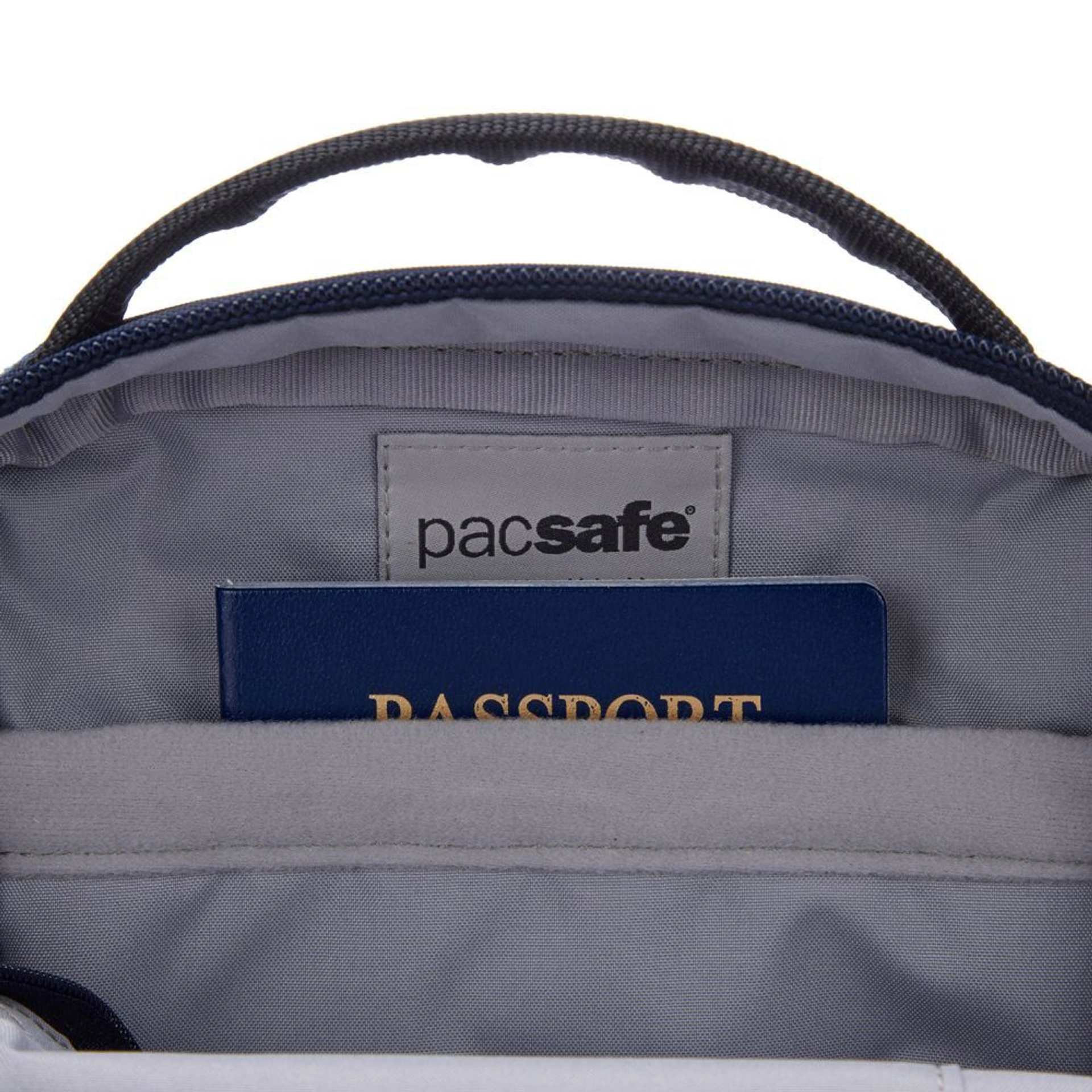 Сумка через плече антизлодій Pacsafe V Companion Crossbody - Темно-синій