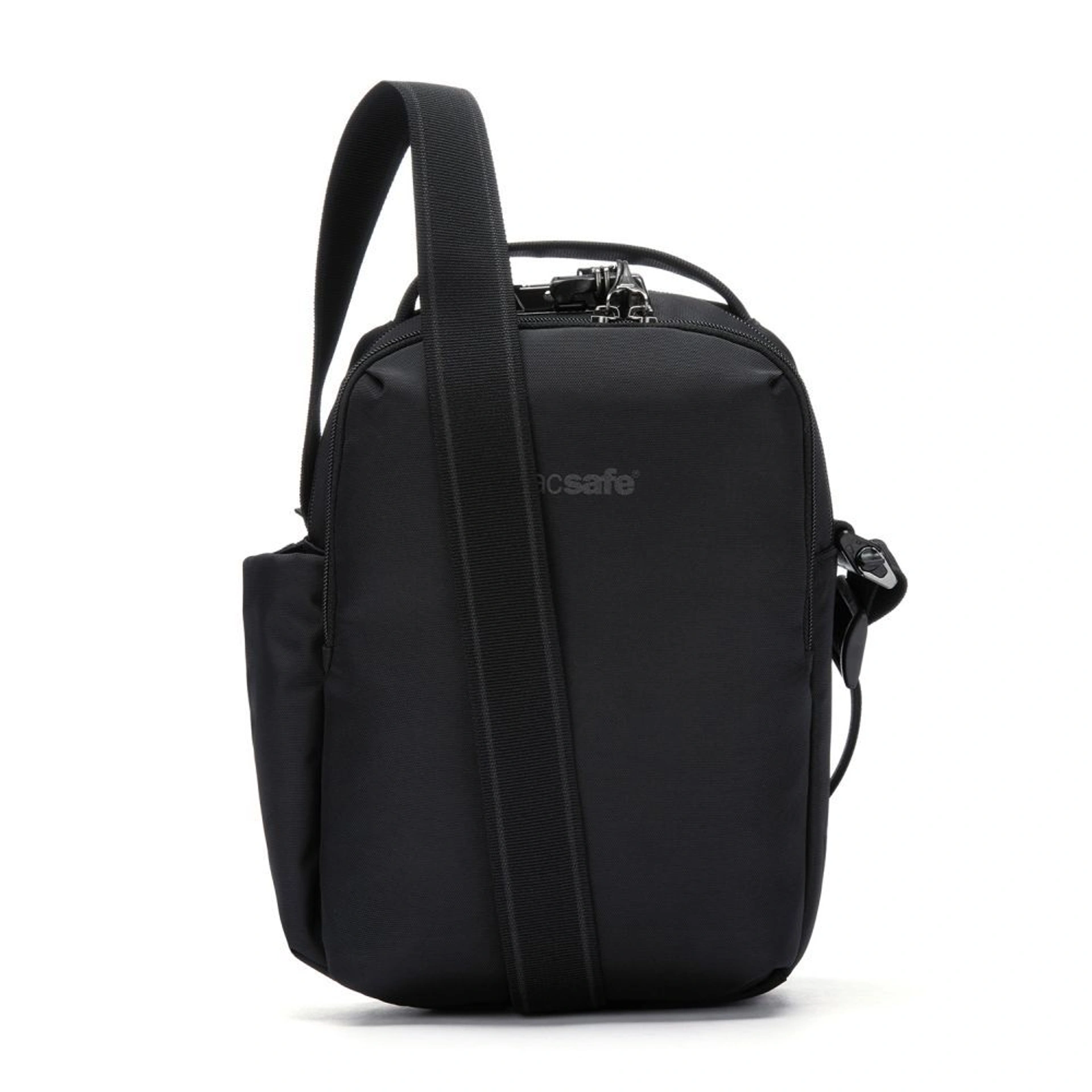 Сумка через плече антизлодій Pacsafe V Tour Crossbody - Чорний