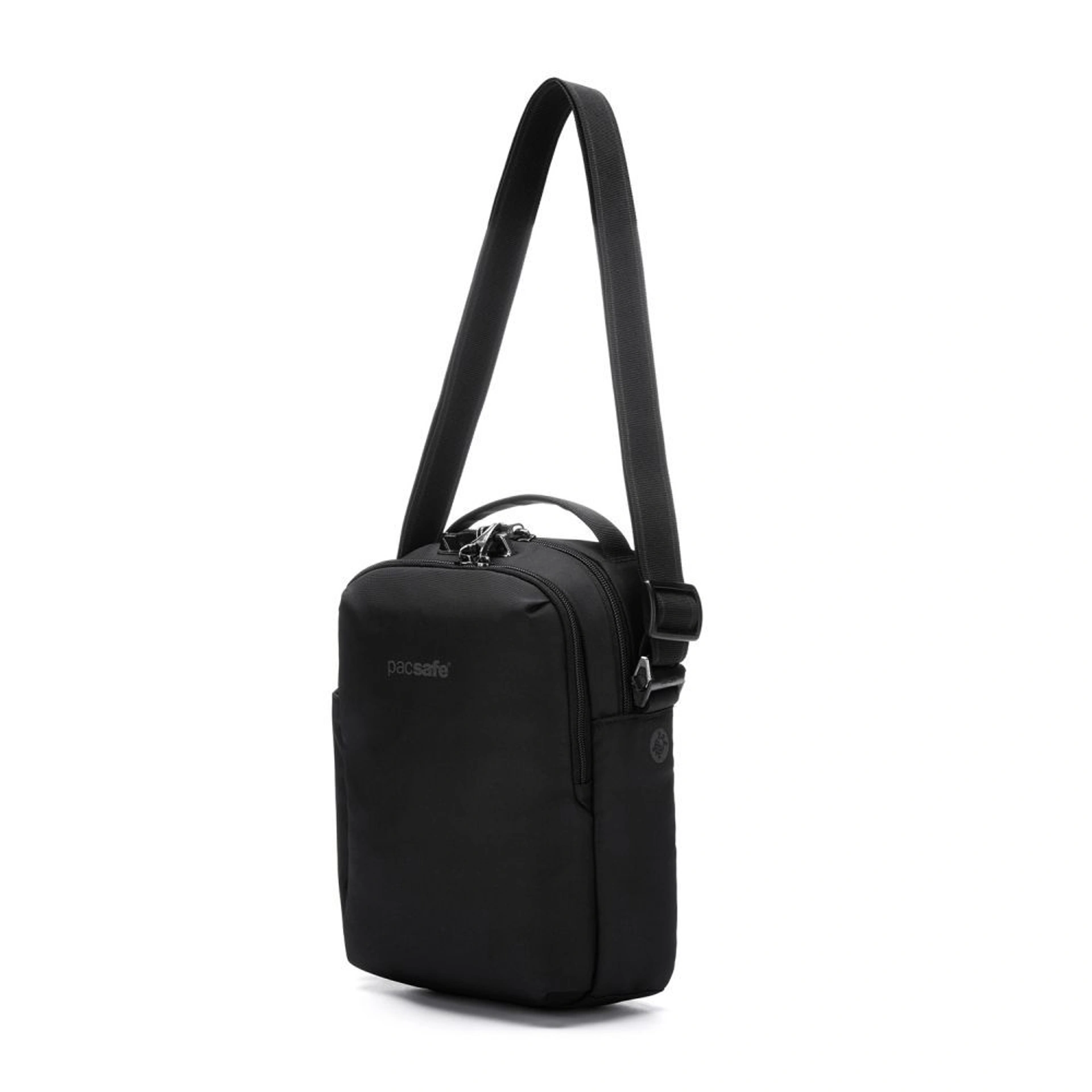 Сумка через плече антизлодій Pacsafe V Tour Crossbody - Чорний