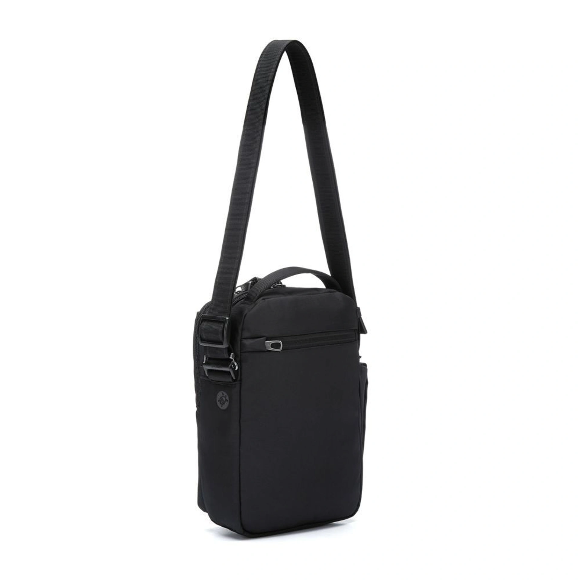Сумка через плече антизлодій Pacsafe V Tour Crossbody - Чорний
