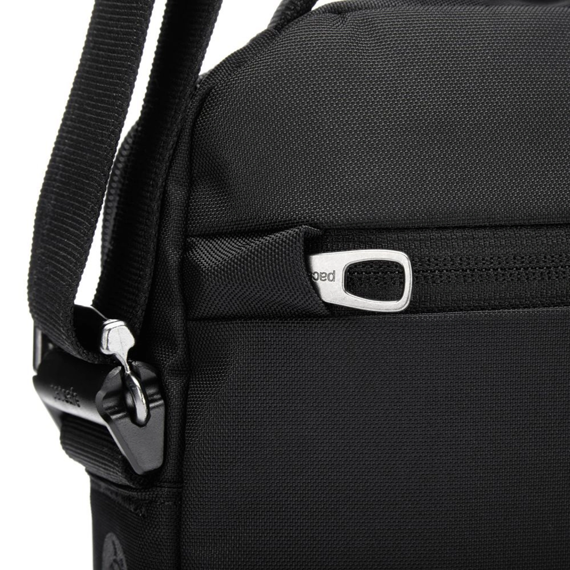 Сумка через плече антизлодій Pacsafe V Tour Crossbody - Чорний