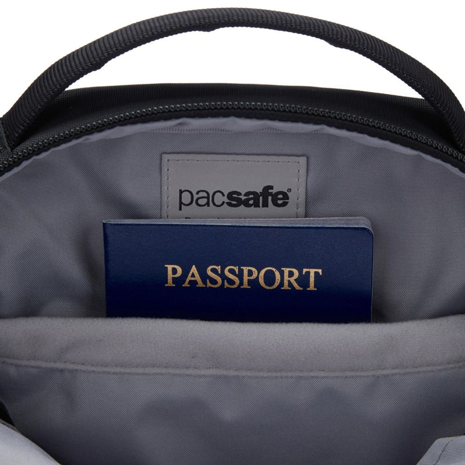 Сумка через плече антизлодій Pacsafe V Tour Crossbody - Чорний