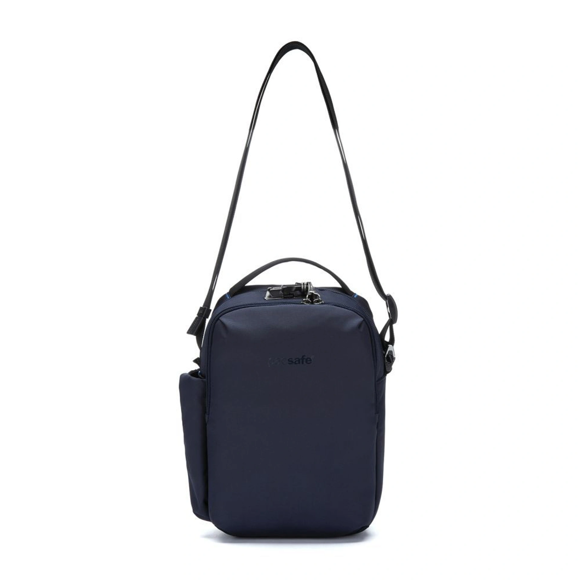 Сумка через плече антизлодій Pacsafe V Tour Crossbody - Темно-синій