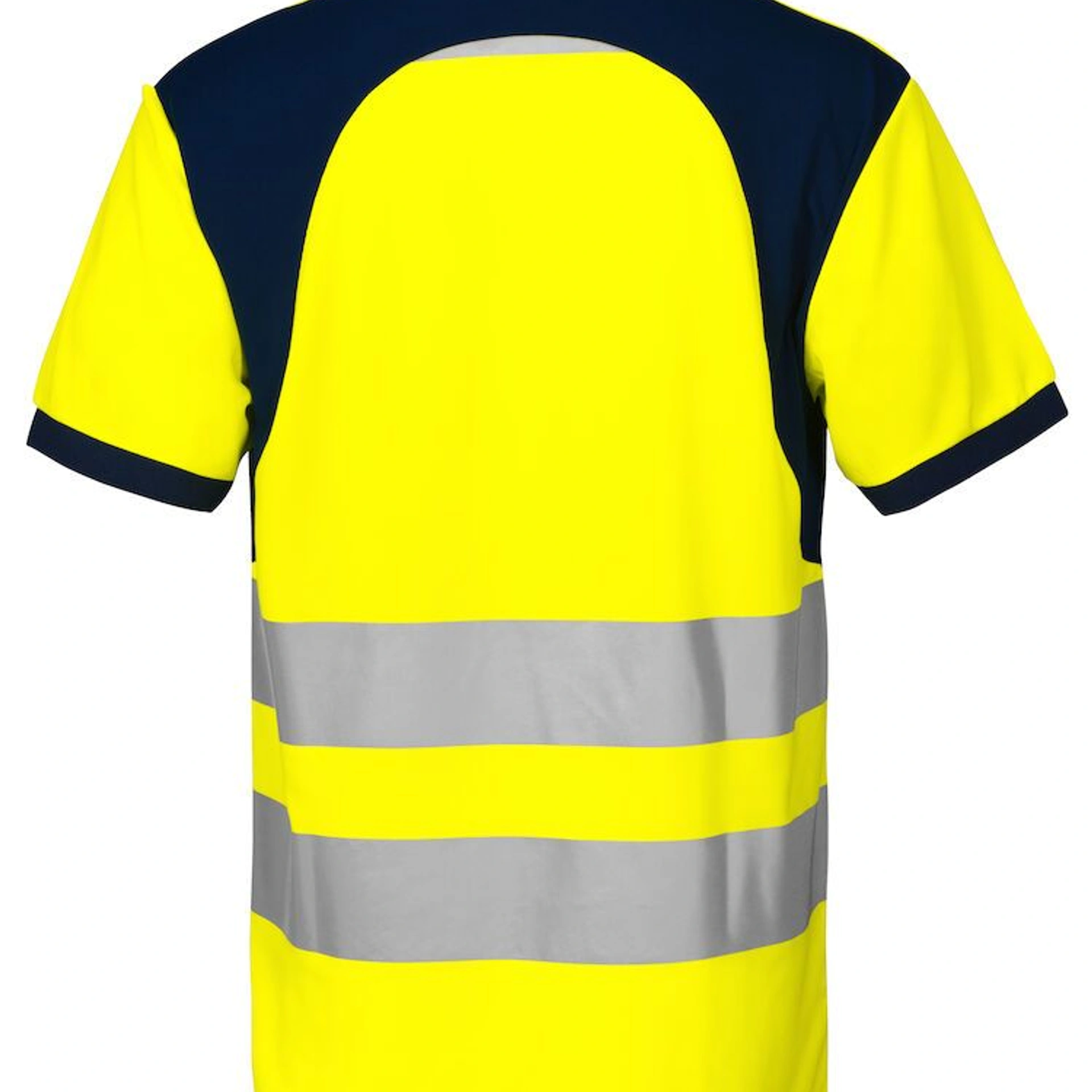 Футболка Projob 6009 EN ISO 20471, class 2 - Жовтий / темно-синій / 3XL