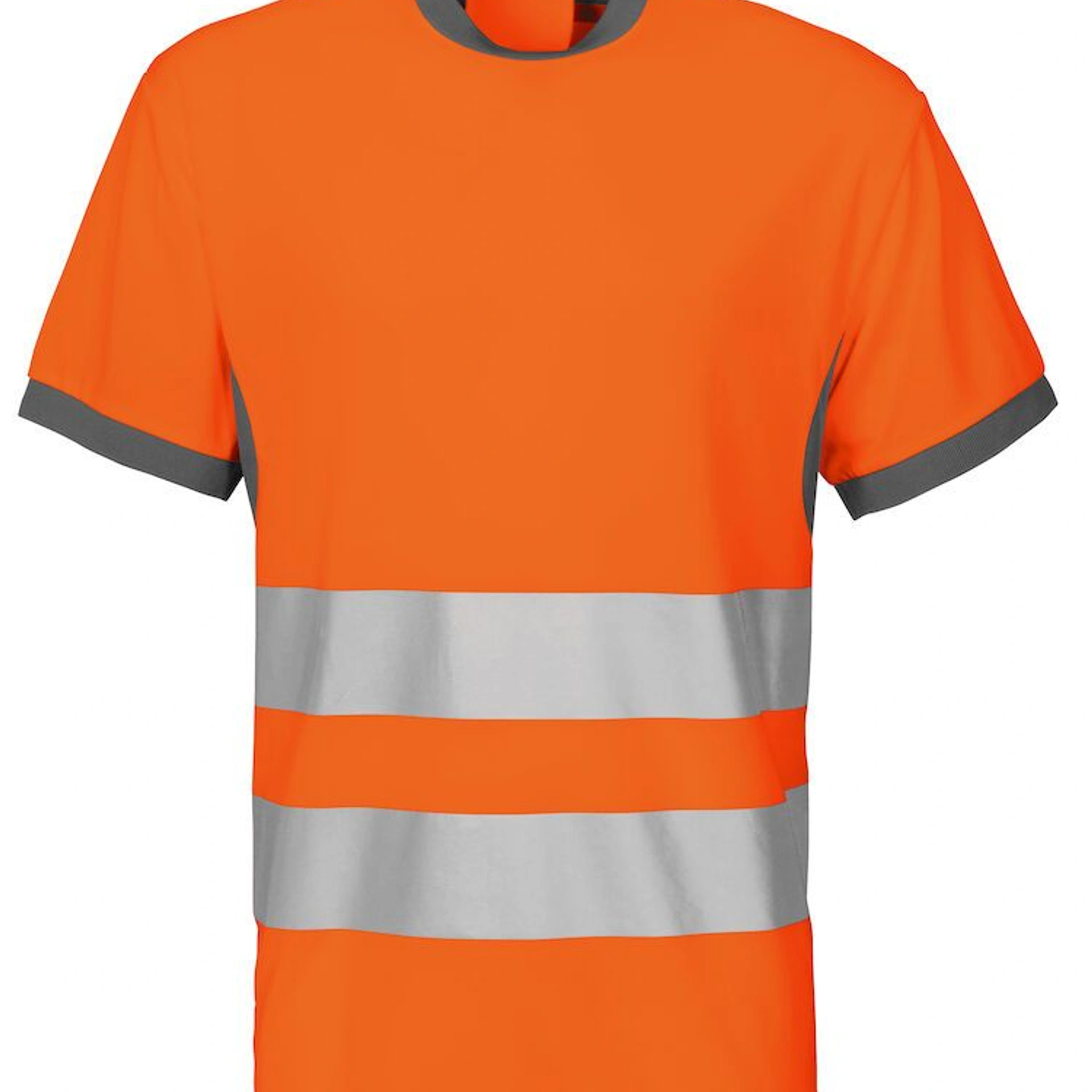 Футболка Projob 6009 EN ISO 20471, class 2 - Помаранчевий / сірий / 3XL