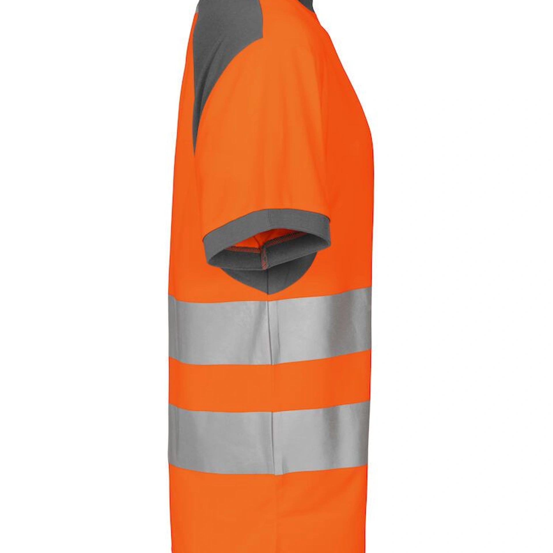 Футболка Projob 6009 EN ISO 20471, class 2 - Помаранчевий / сірий / 3XL