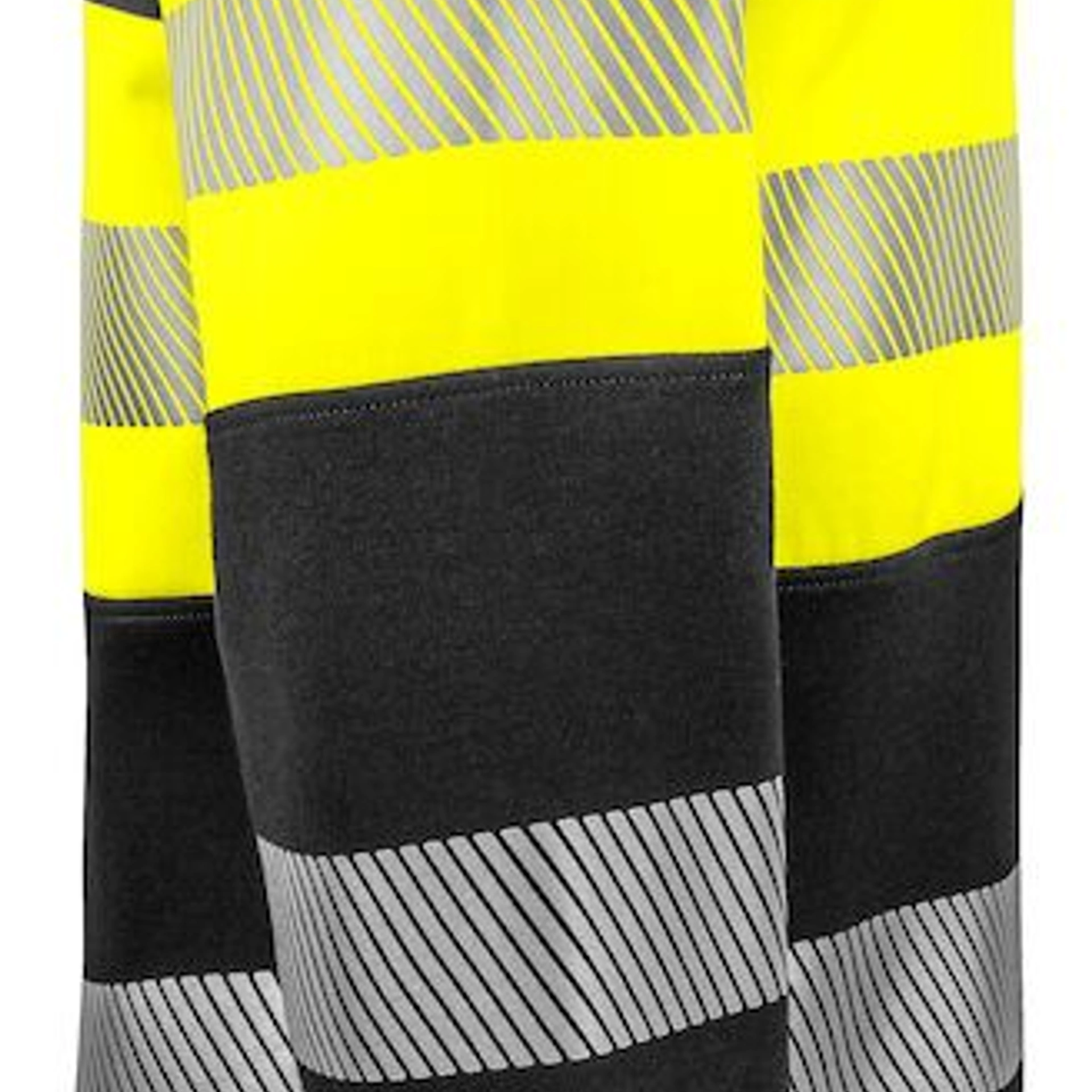 Світшот Projob 6129 EN ISO 20471, class 1 - Жовтий / чорний / 3XL