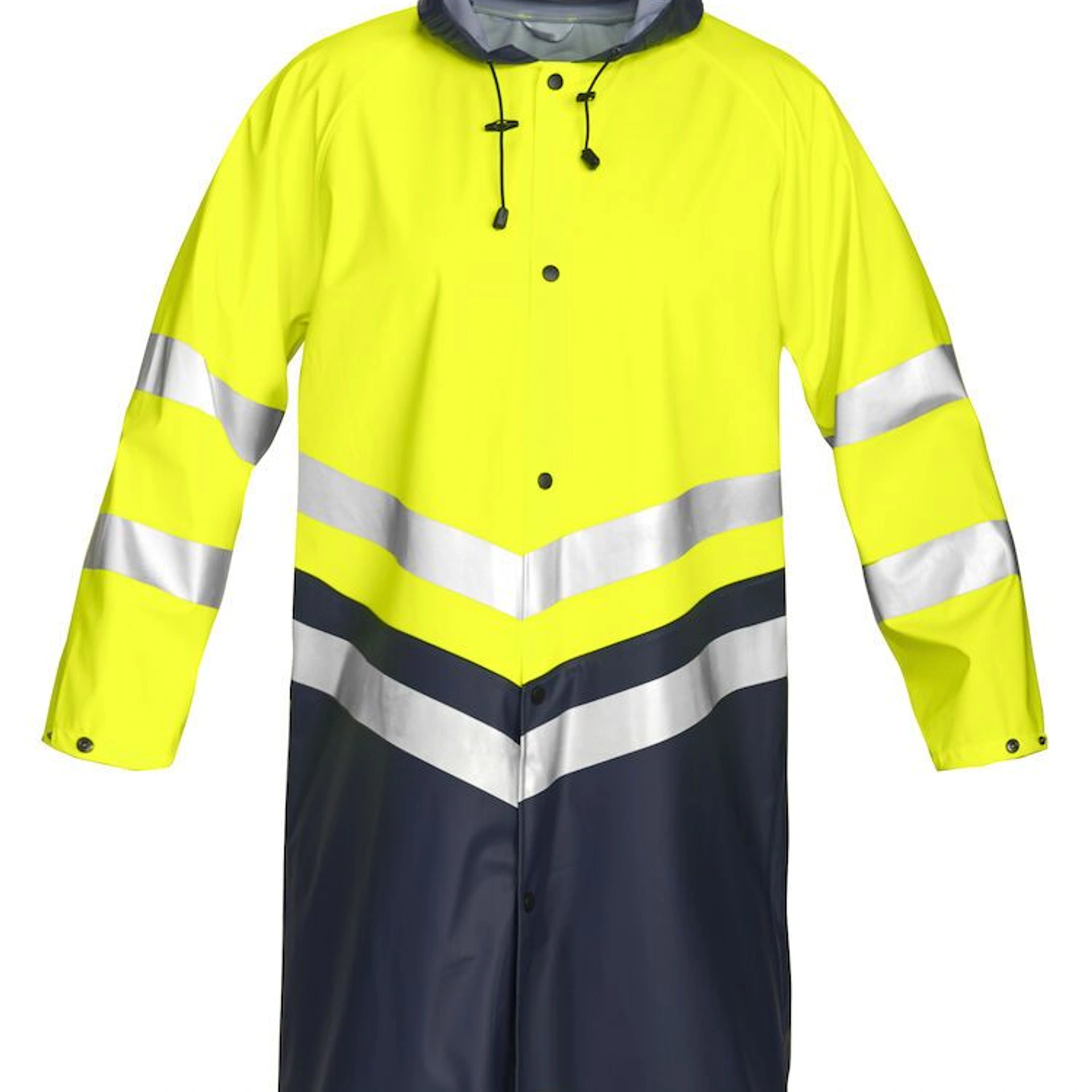 Дощовик Projob 6403 EN ISO 20471, class 3 - Жовтий / темно-синій / 3XL