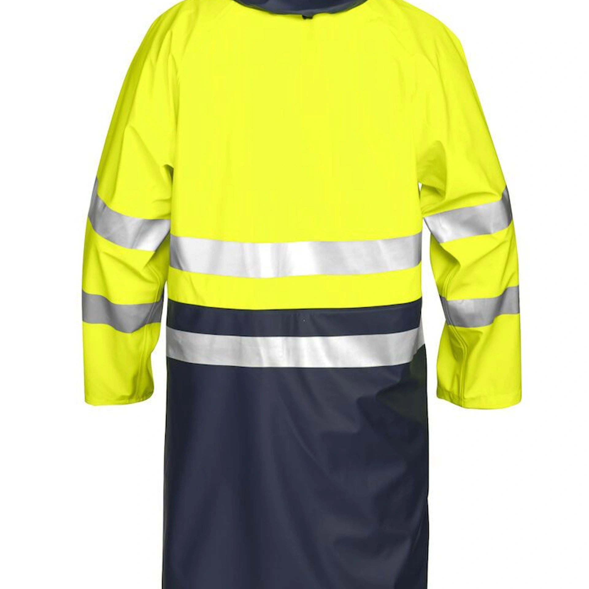 Дощовик Projob 6403 EN ISO 20471, class 3 - Жовтий / темно-синій / 3XL