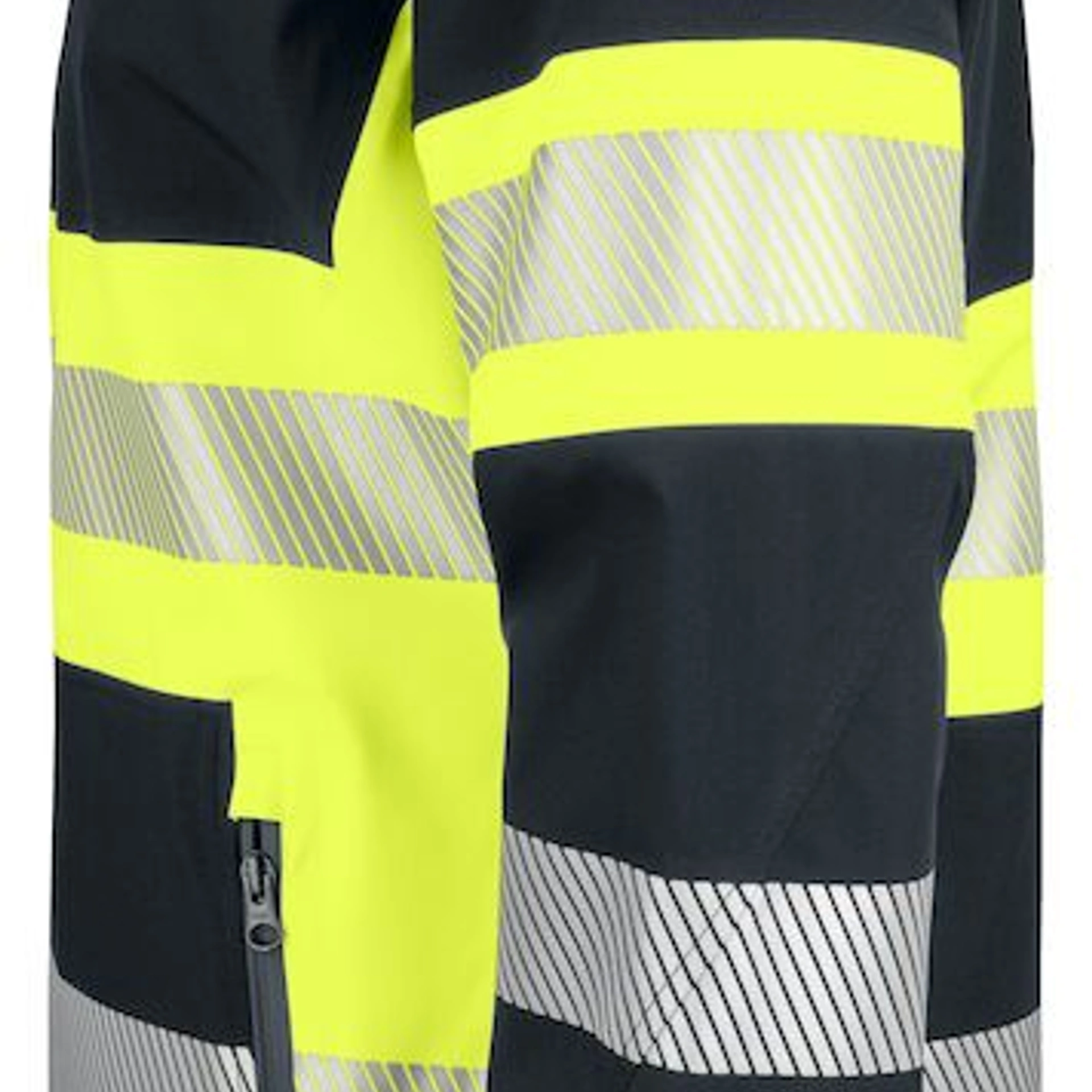 Куртка Projob 6442 EN ISO 20471, class 1 - Жовтий / чорний / 3XL