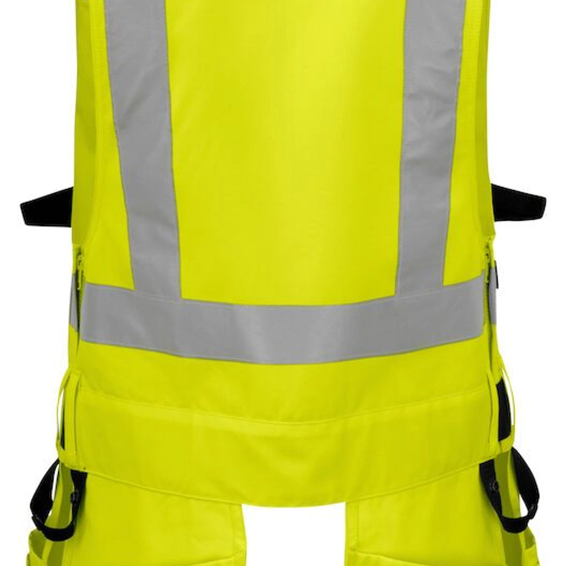 Жилет Projob 6704 EN ISO 20471, class 2 - Жовтий / темно-синій / 3XL