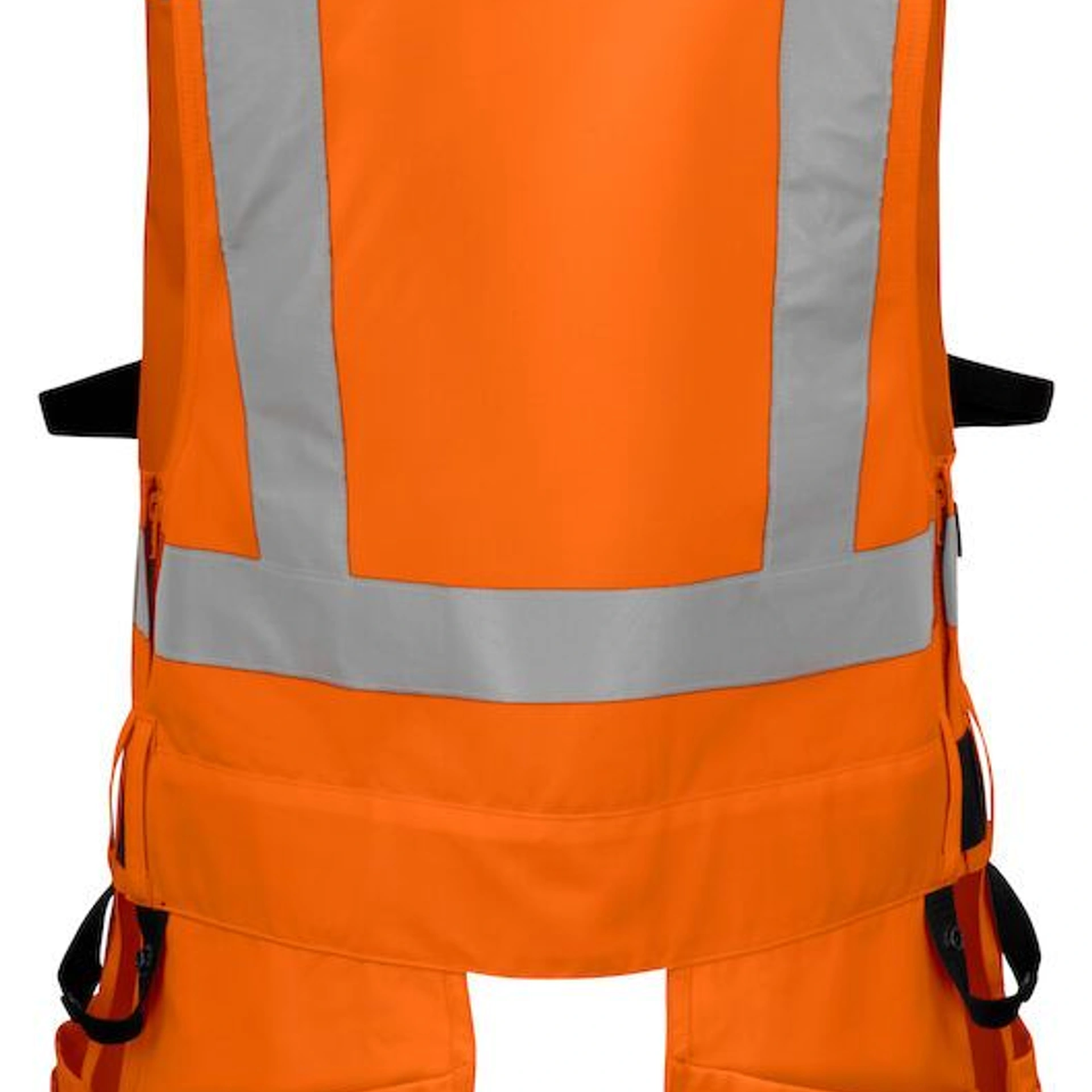 Жилет Projob 6704 EN ISO 20471, class 2 - Помаранчевий / чорний / 3XL