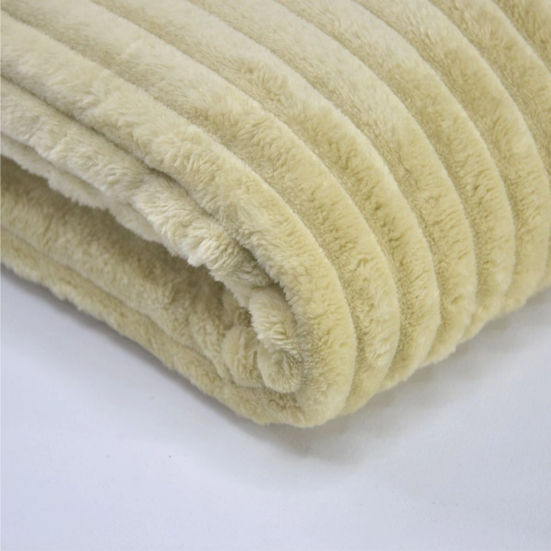 Плед флісовий Soft Me Line 130х180см - Пісочно-бежевий