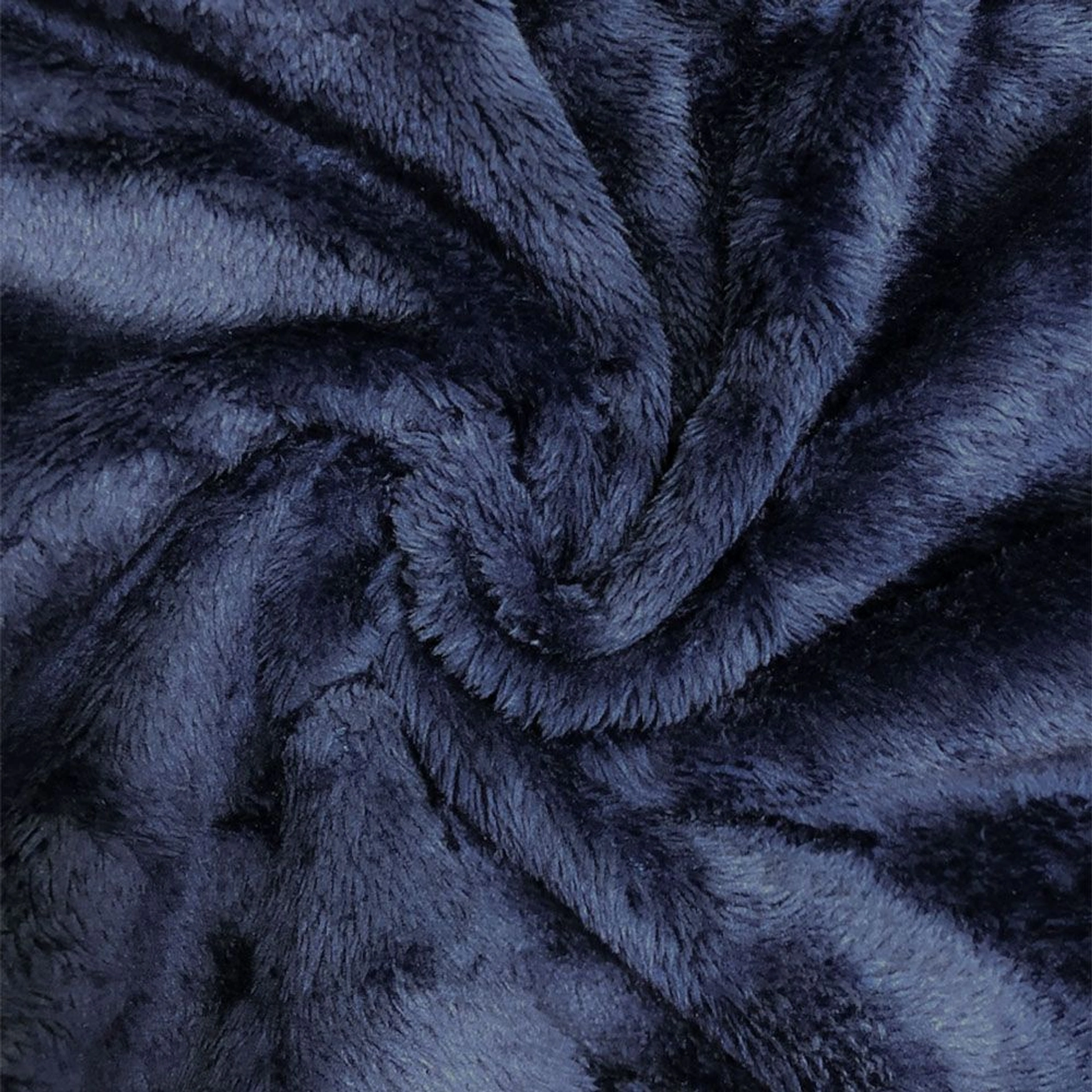 Soft Me Poncho Fleece Blanket, L 100x140cm - Темно-синій / білий