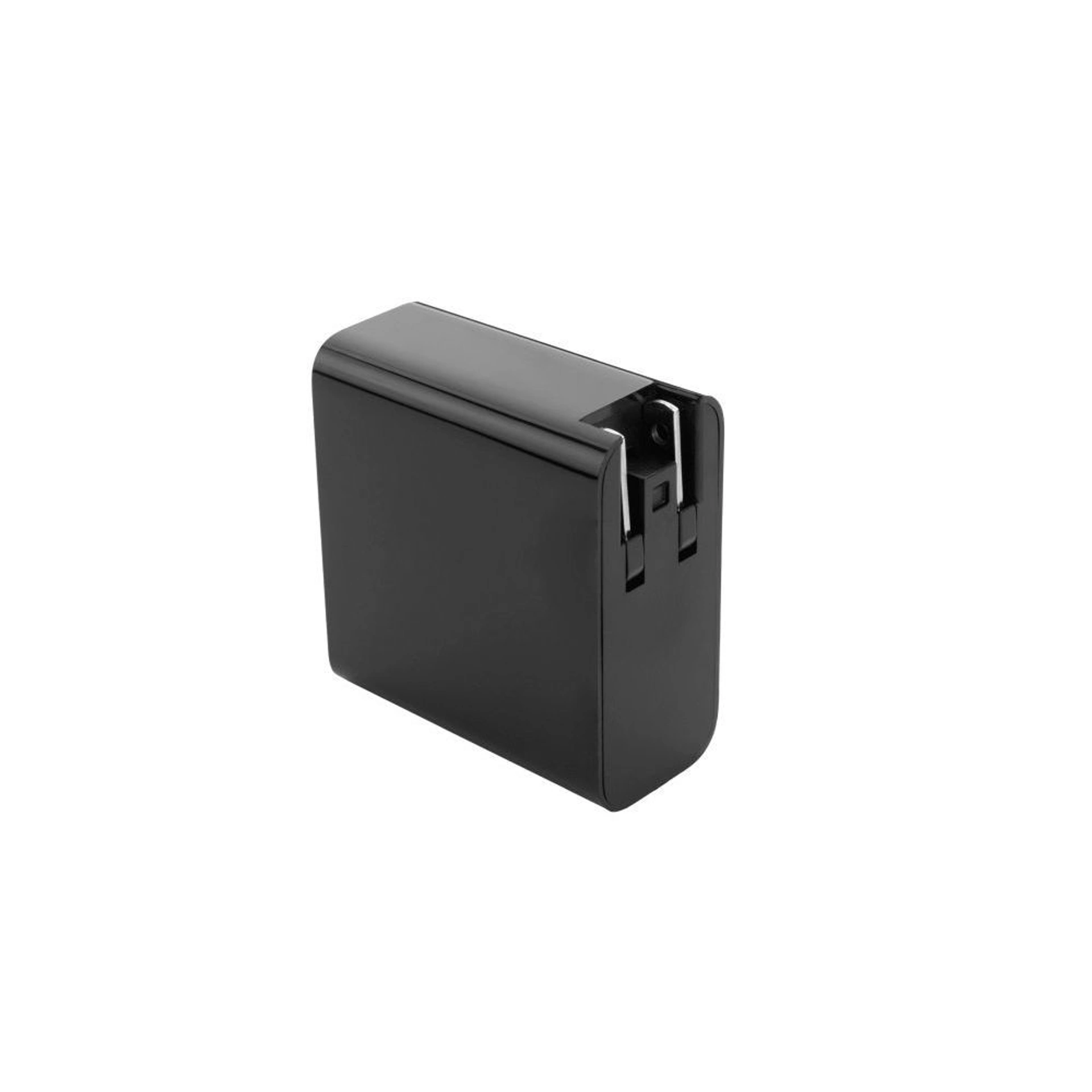 Зарядний пристрій Schwarzwolf Banias 65W з 4 штекерами EU/UK/US/AU - Чорний