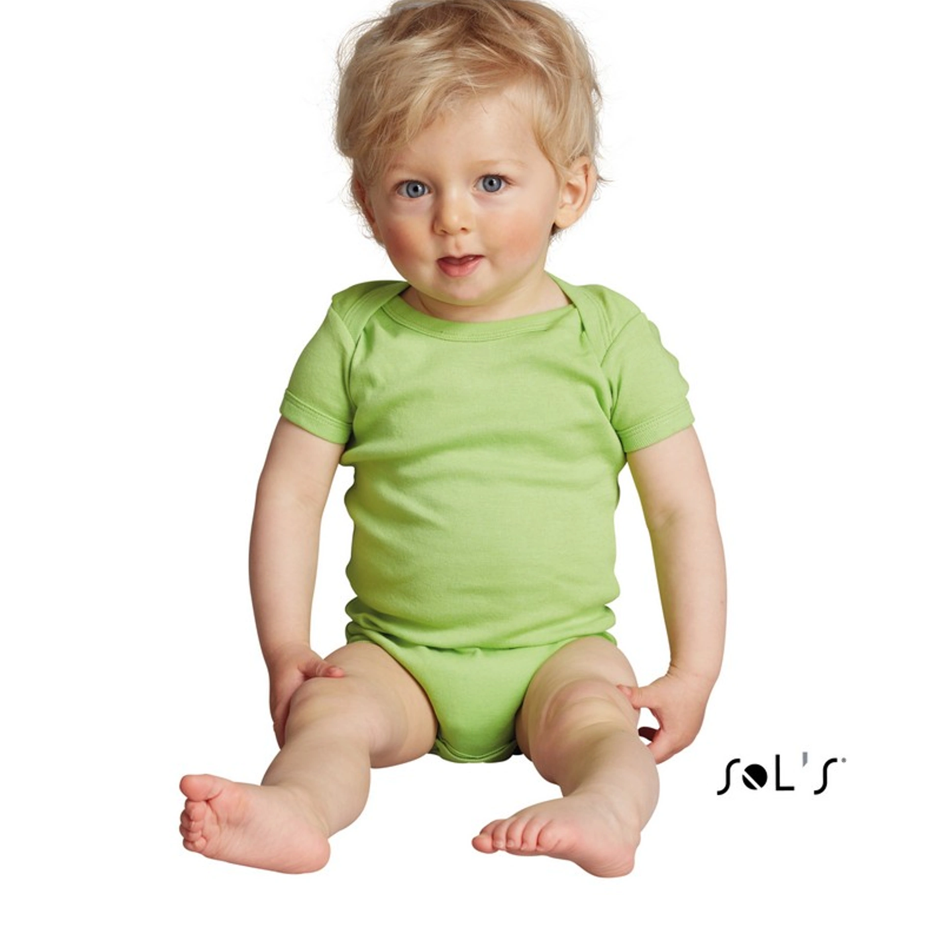 Боді дитячий SOL'S Bambino - Зелене яблуко / 6/12M
