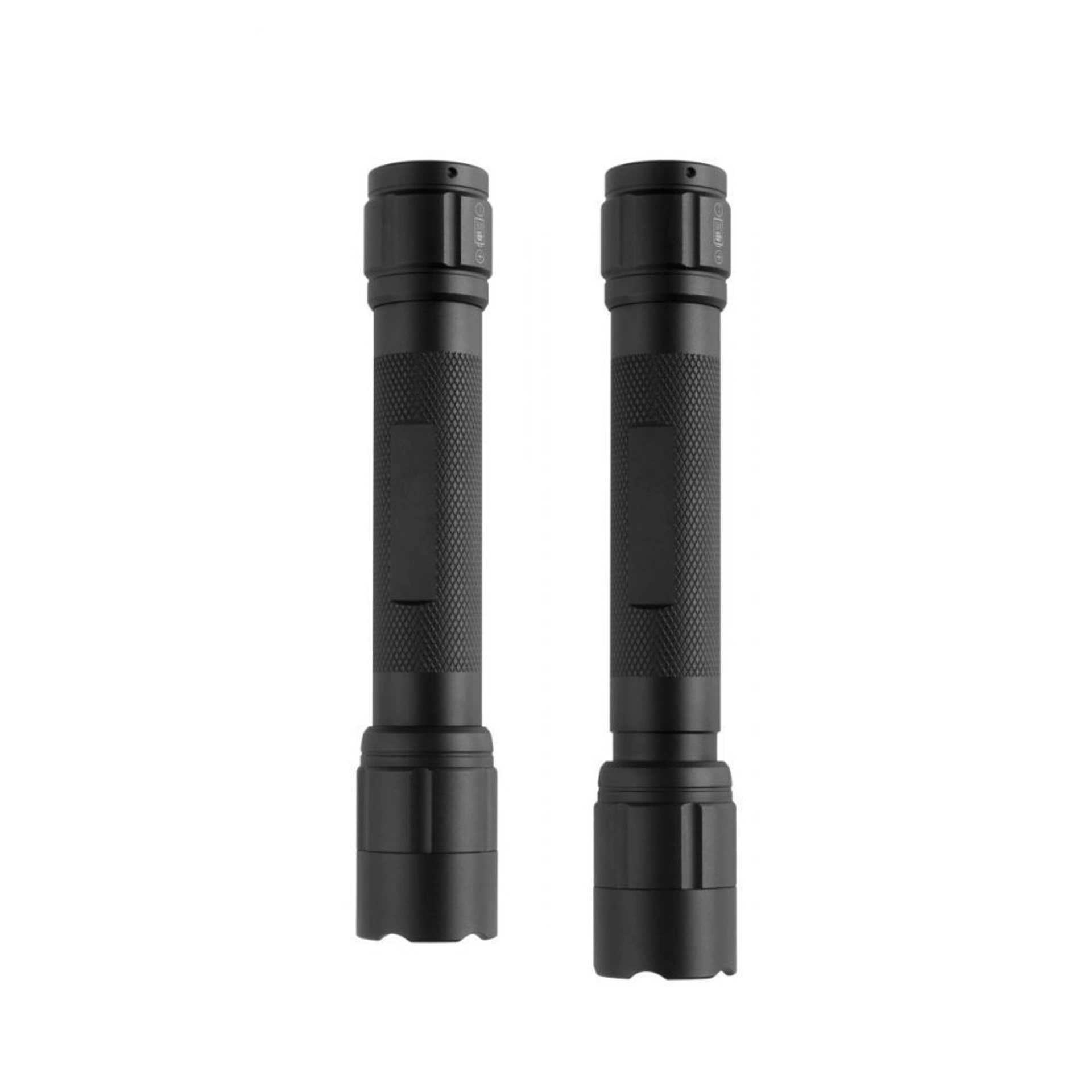 Ліхтарик Schwarzwolf Ontaku з Osram LED та ремінцем, вологозахищений корпус - Чорний