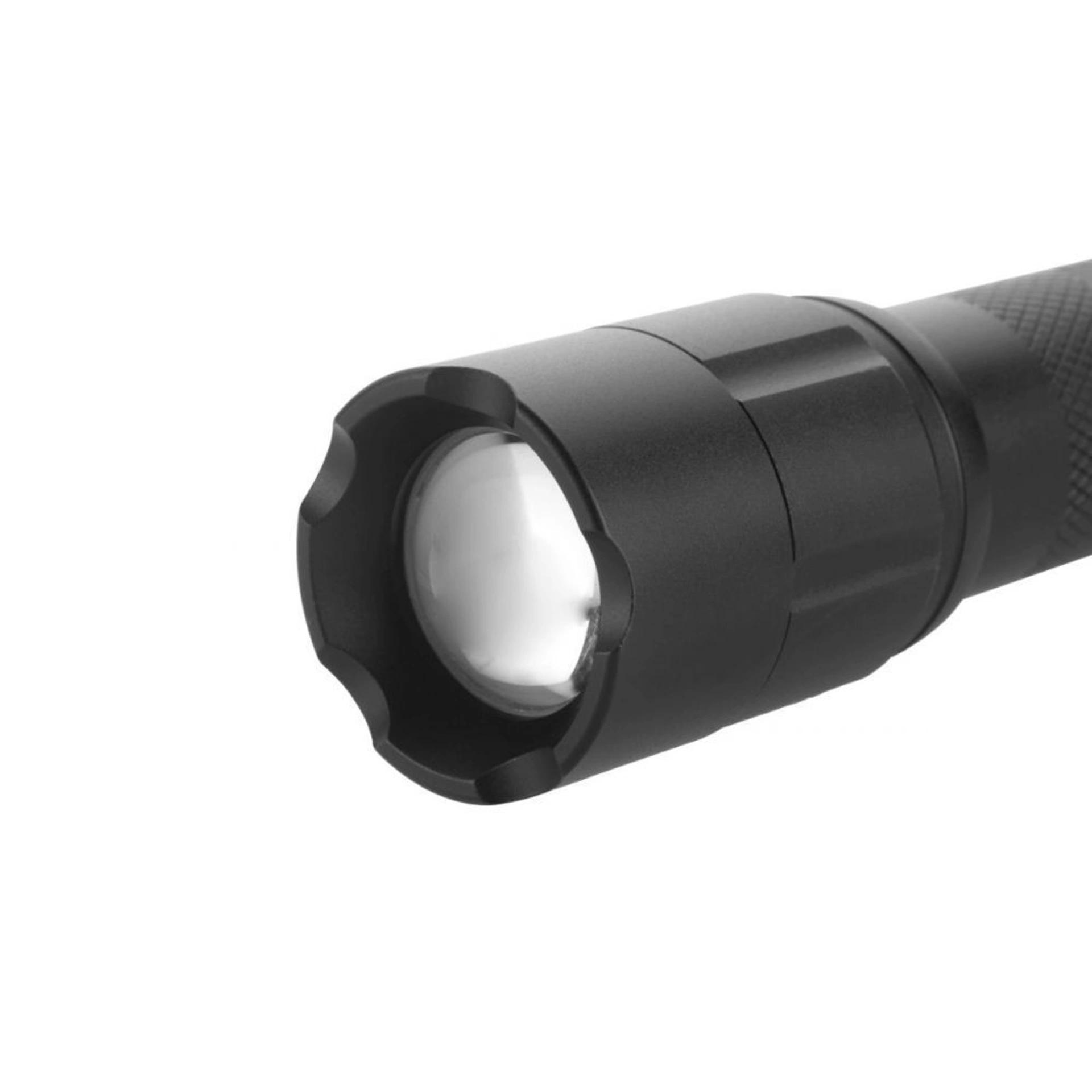 Ліхтарик Schwarzwolf Ontaku з Osram LED та ремінцем, вологозахищений корпус - Чорний