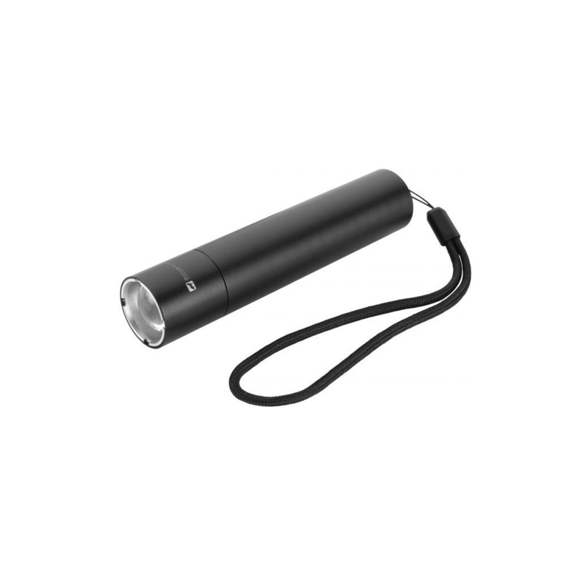 Ліхтарик акумуляторний 2в1 Schwarzwolf Zagros з XPG LED, функцією повербанка та ремінцем - Чорний