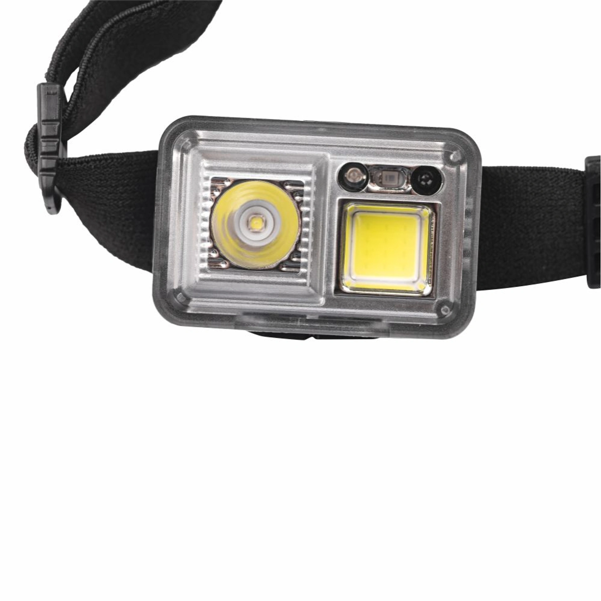 Ліхтарик налобний акумуляторний TheGeneral Gaily з XPG/COB/RED SMD light - Чорний