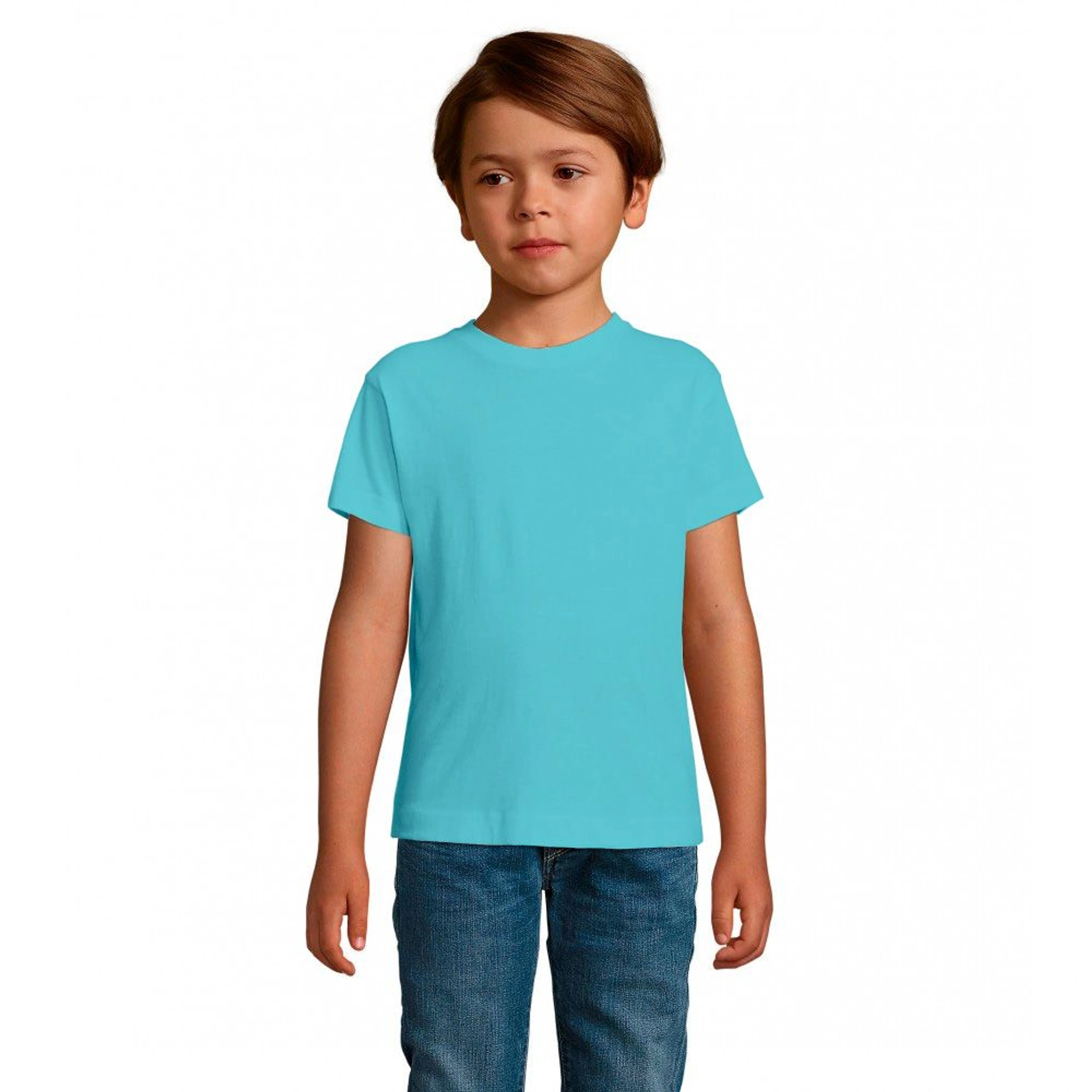 Футболка дитяча SOL'S Regent Fit - Бірюзовий / 2Y