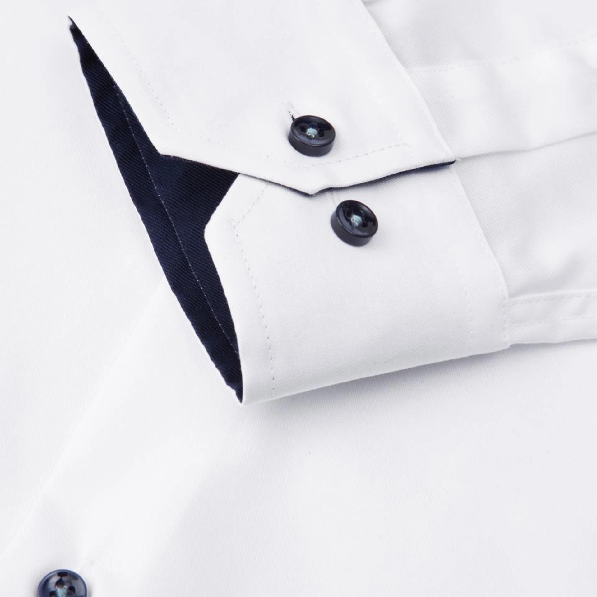 Сорочка чоловіча Seven Seas Fine Twill Virginia Slim Fit - Білий / 2XL